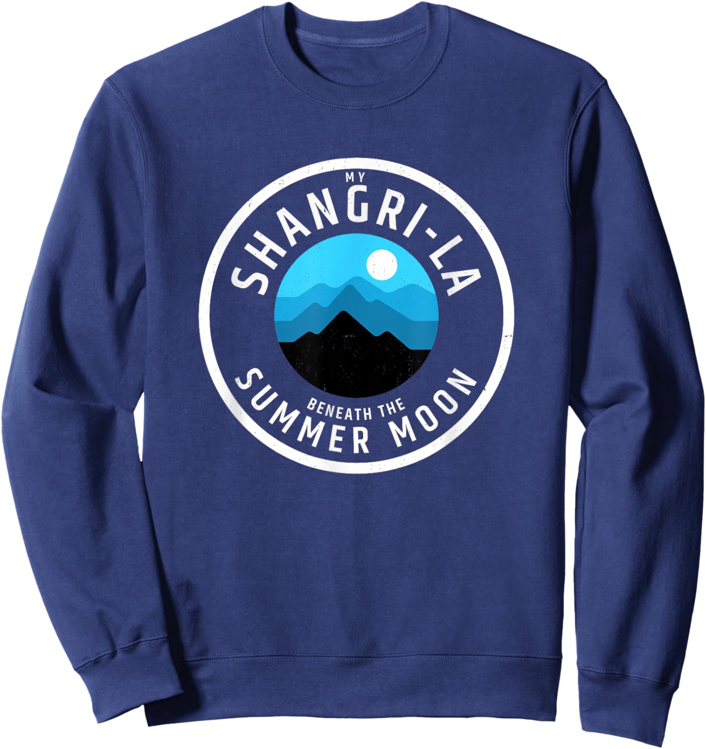 My Shangri-La Beneath the Summer Moon Sweatshirt - Sweatshirt | Navy