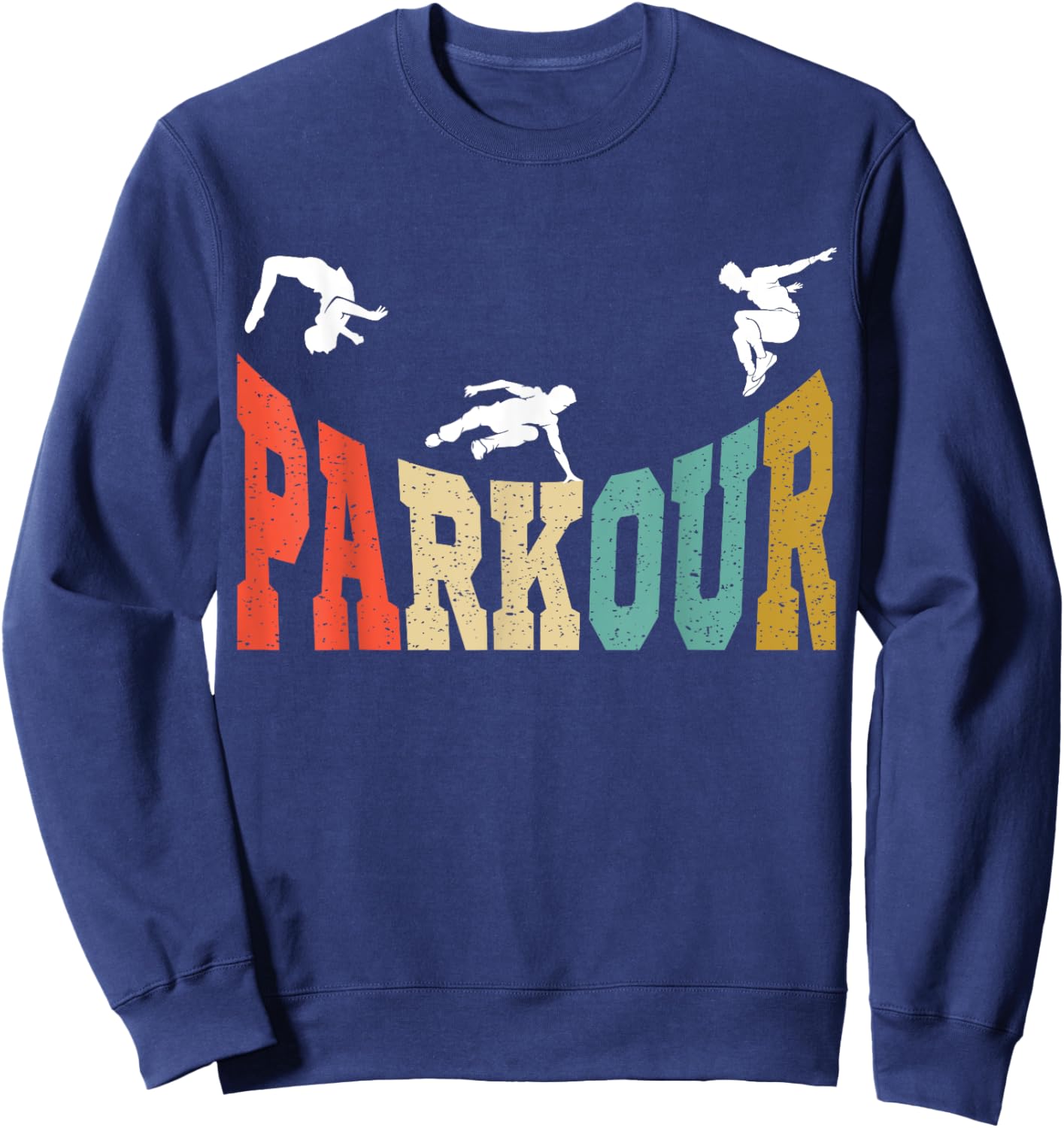 Parkour Parcour Kids Boys Sweatshirt - Sweatshirt | Navy