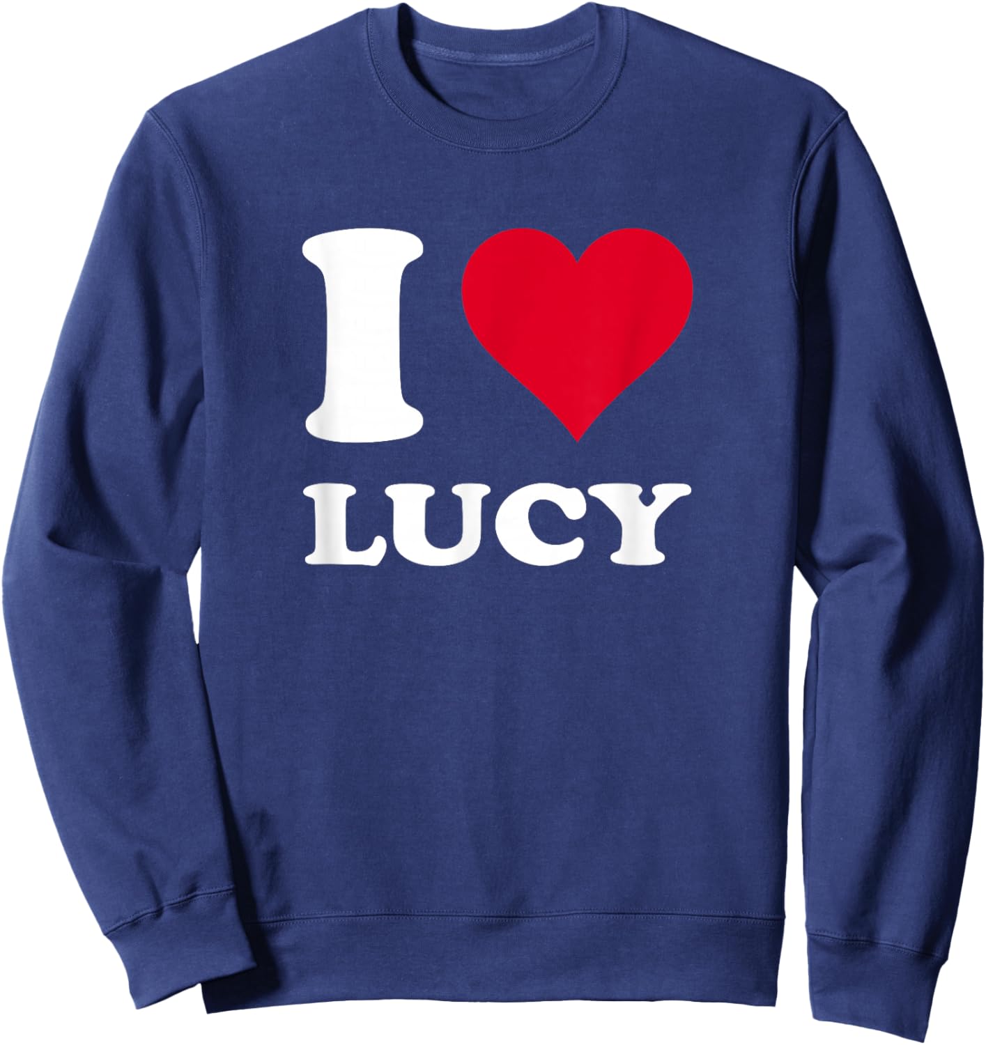 Red Heart I Love Lucy Sweatshirt - Sweatshirt | Navy