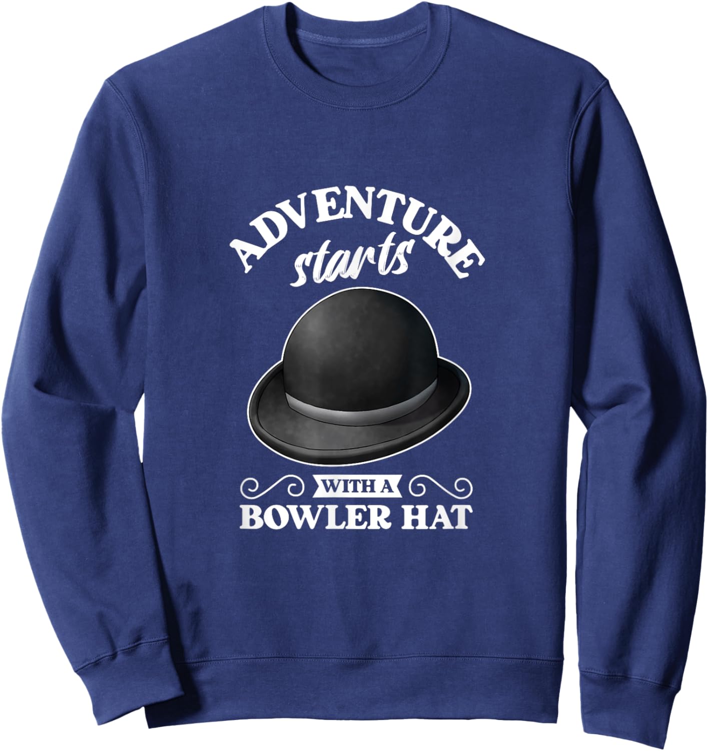 Bowler Hat Sweatshirt - Sweatshirt | Navy