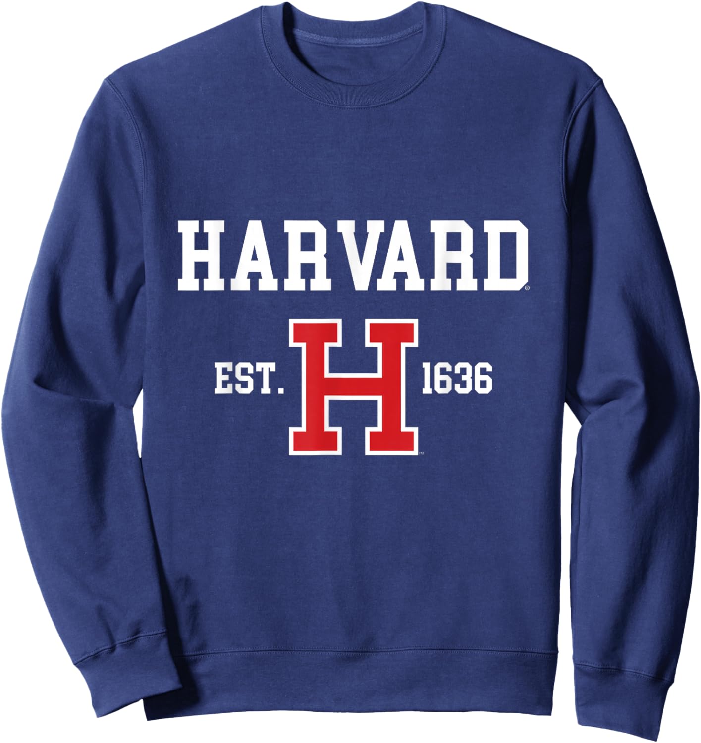 Université Harvard Est 1636 Logo Ive League School PAFI132 Sweatshirt - Sweatshirt | Navy