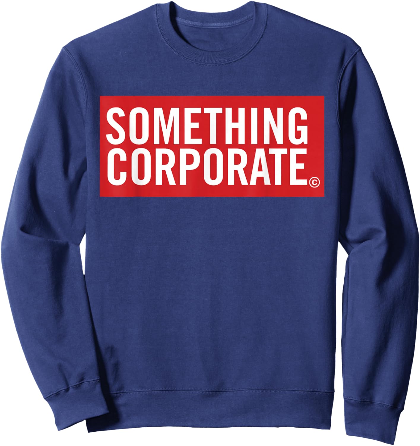 Something Corporate - Logo Sweatshirt - Sweatshirt | Navy