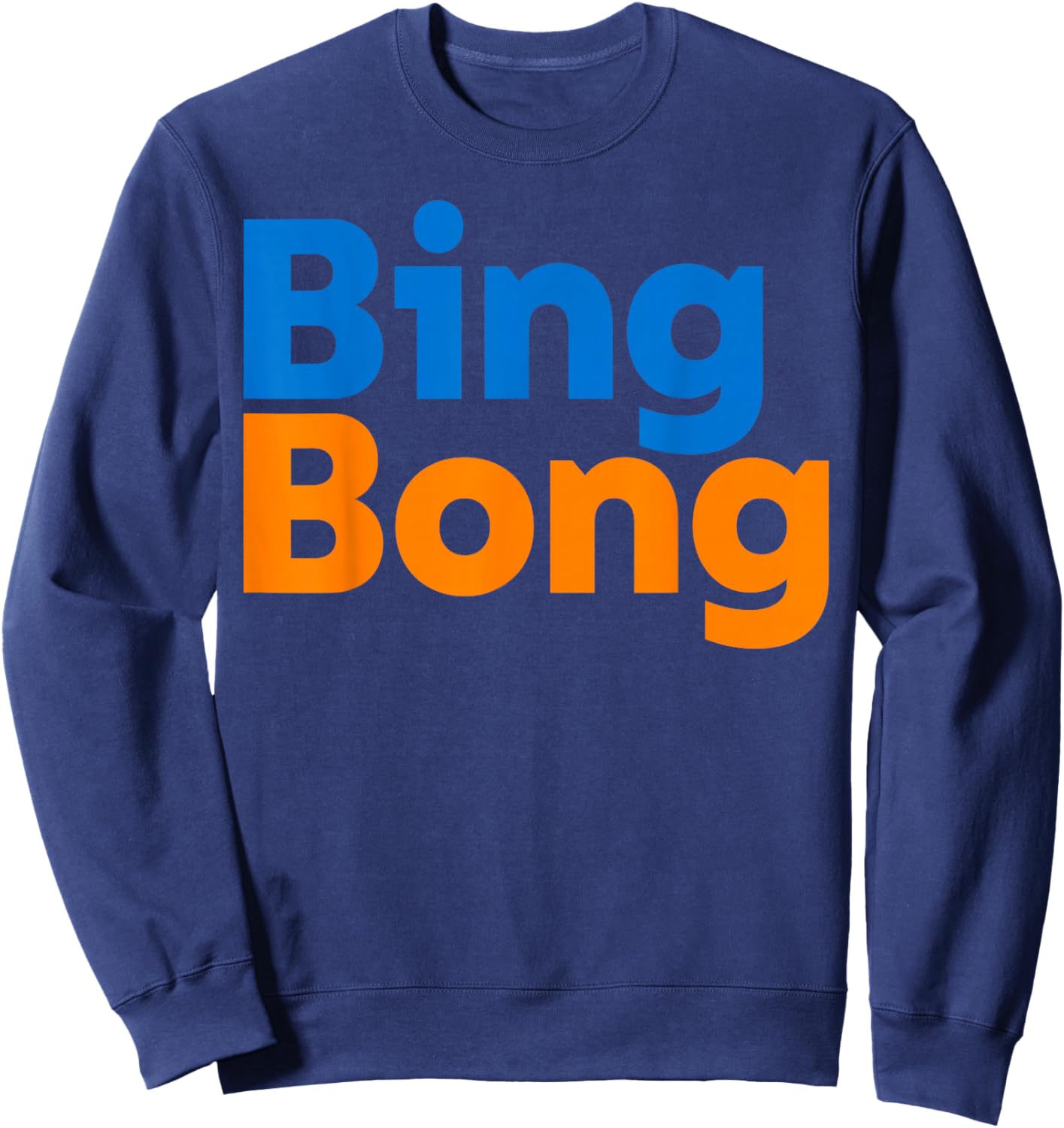 Bing Bong Rally NYC Subway New York City Funny Sweatshirt - Sweatshirt | Navy