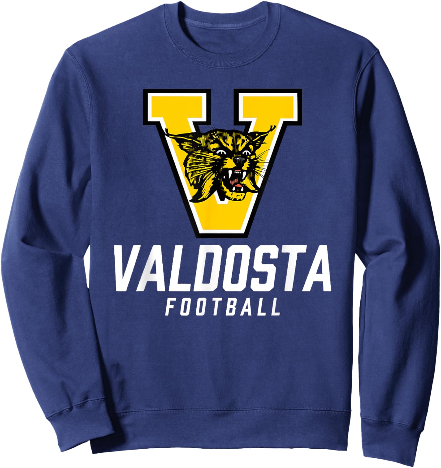 Valdosta Wildcats Logo Football Team HS Sweatshirt - Sweatshirt | Navy