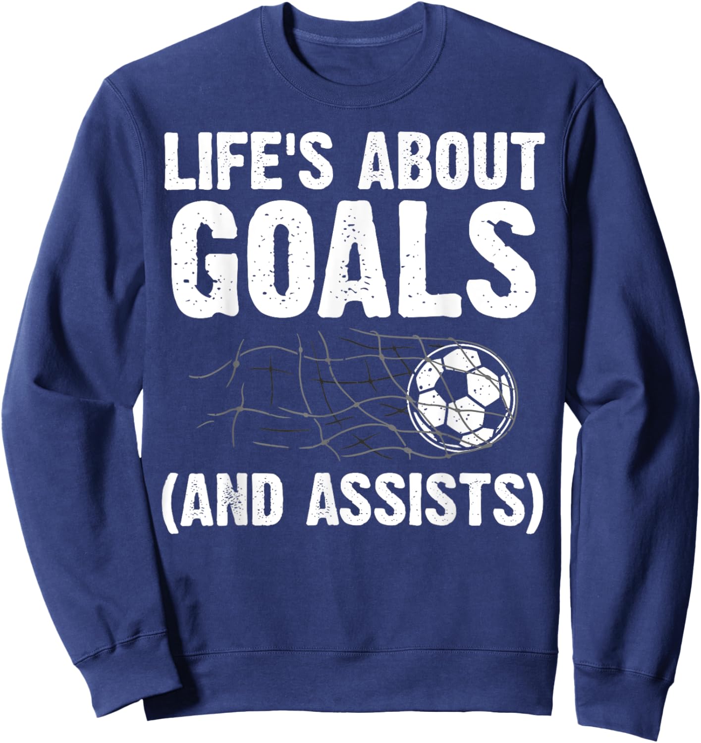 Cool Soccer Art Women Soccer Lovers Soccer Player Sweatshirt - Sweatshirt | Navy