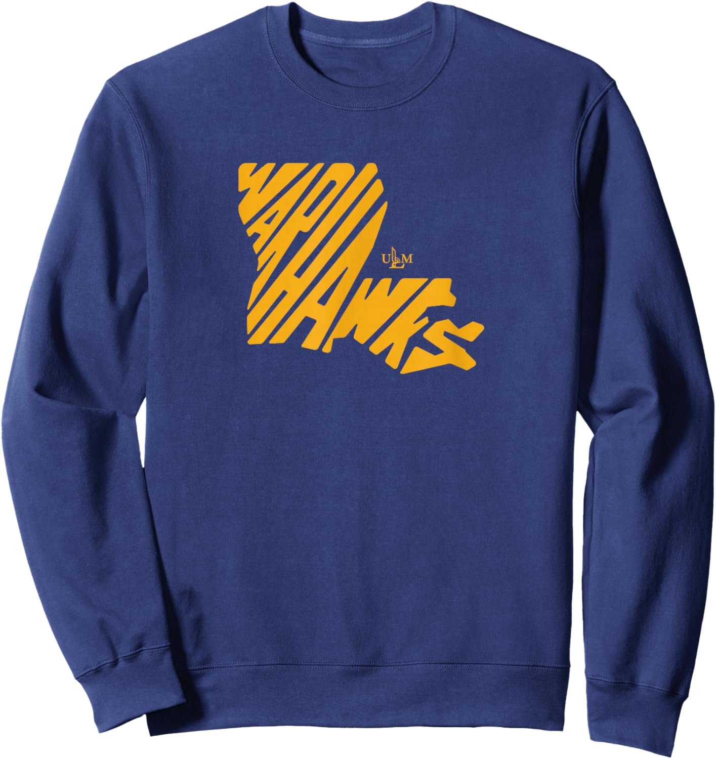 University of Louisiana Monroe Wave Sweatshirt - Sweatshirt | Navy