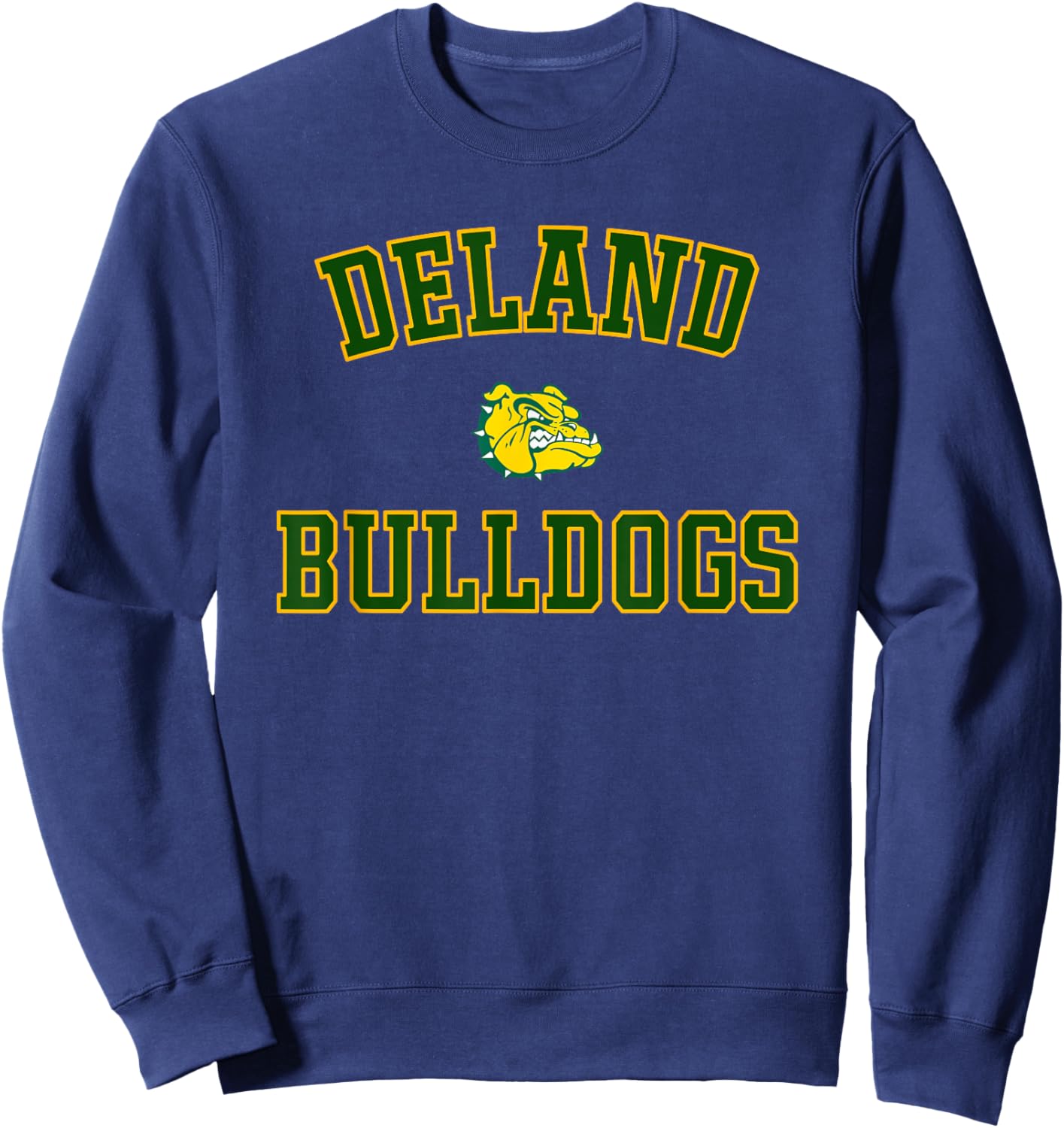 Deland Bulldogs Logo Varsity HS Sweatshirt - Sweatshirt | Navy