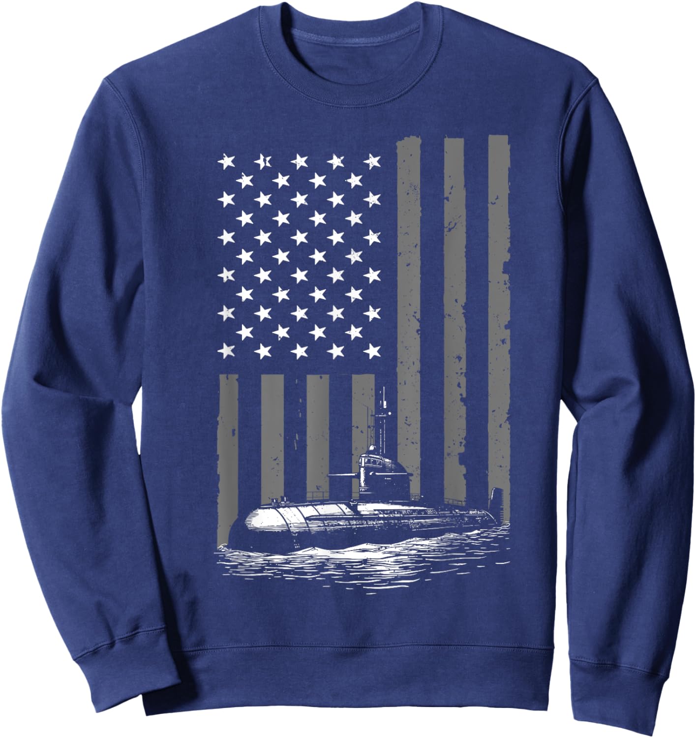 Funny Submarine Design Submariner Submarine Veteran Sweatshirt - Sweatshirt | Navy