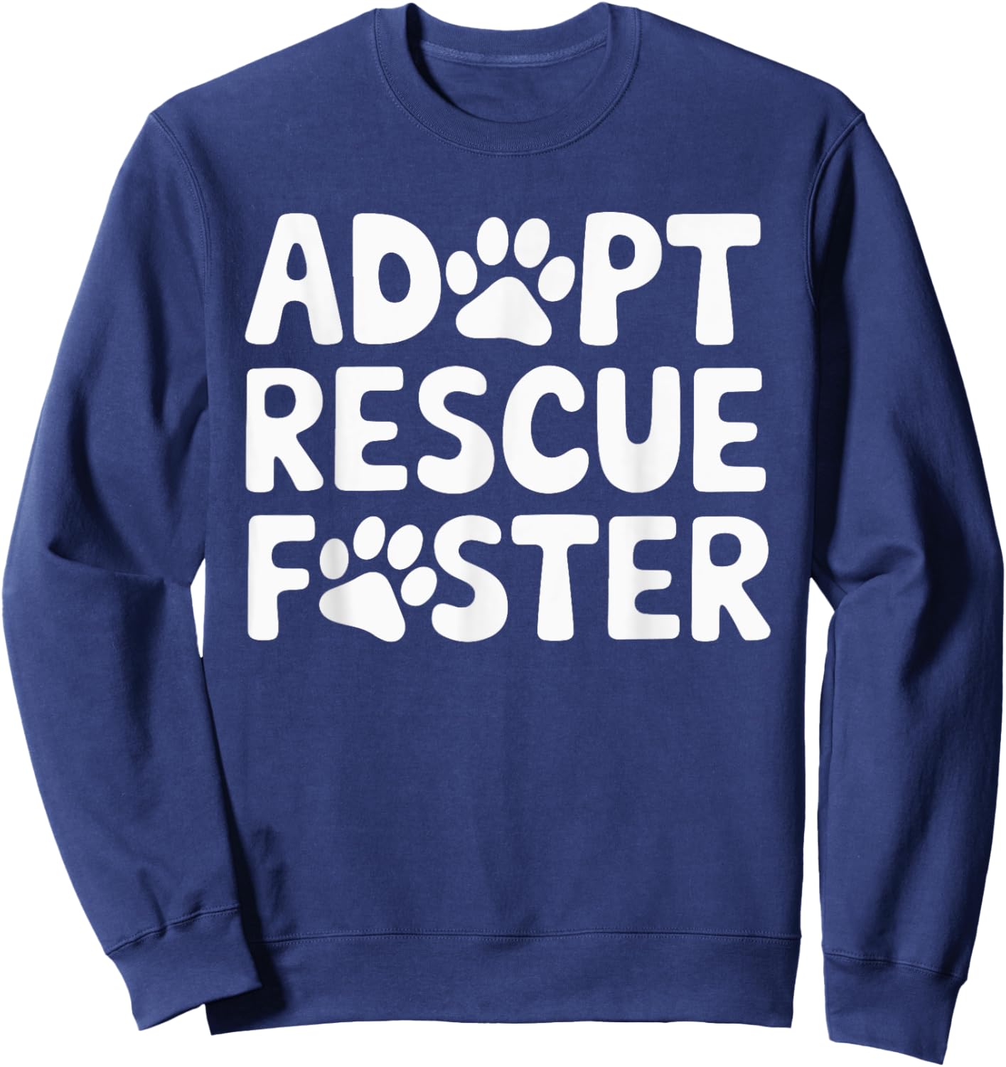 Adopt Rescue Foster Sweatshirt - Sweatshirt | Navy