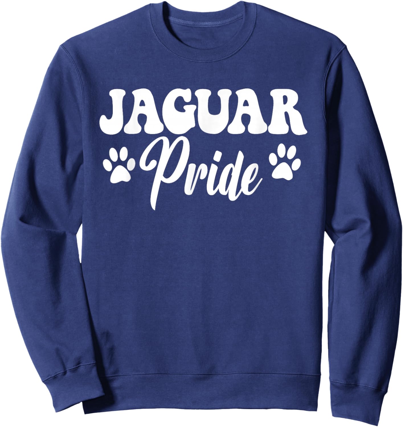 Jaguar Pride High School Jaguars Sports Team Jaguars Sweatshirt - Sweatshirt | Navy