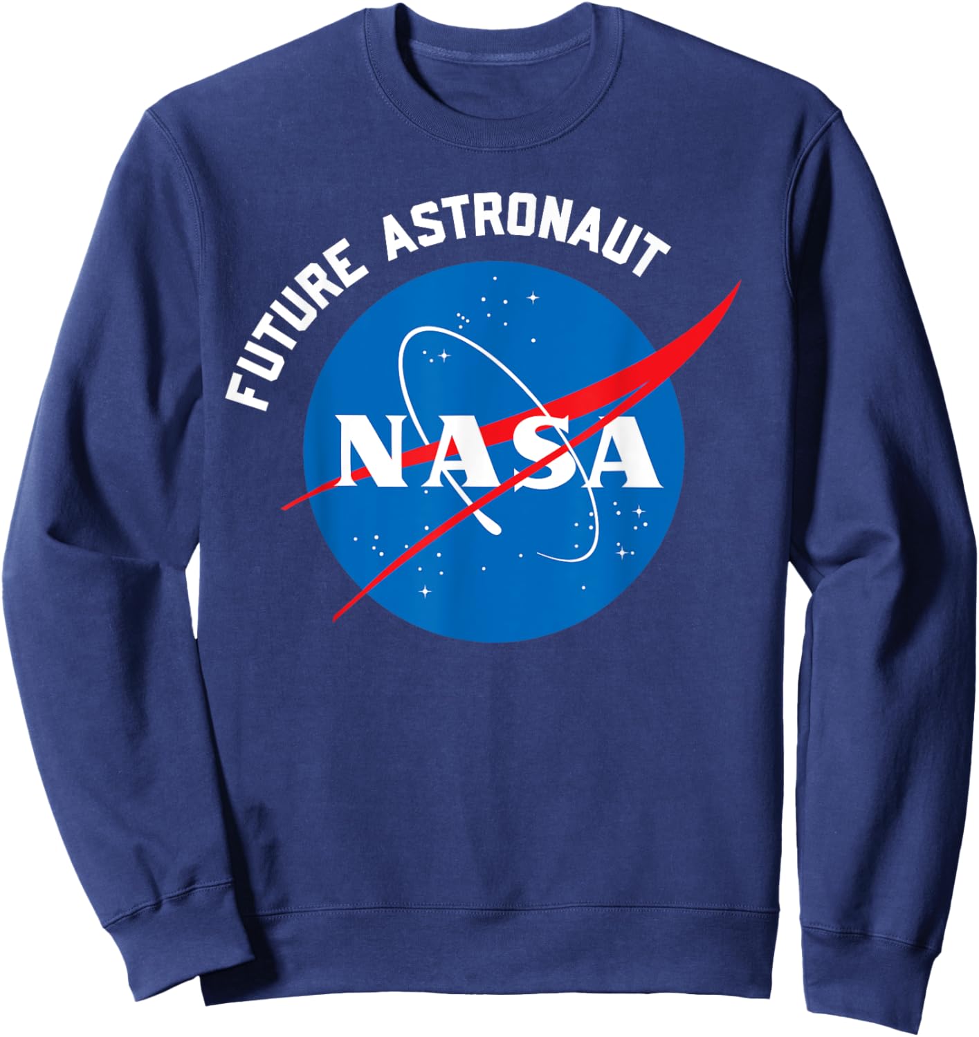 NASA Future Astronaut Space Kids Boys Girls Young Children Sweatshirt - Sweatshirt | Navy