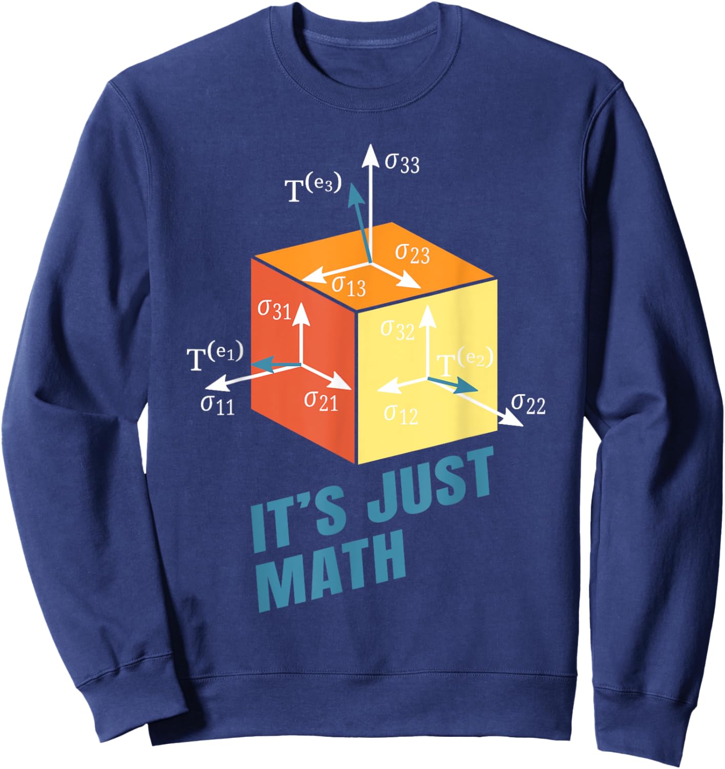 It's Just Math Sweatshirt - Sweatshirt | Navy