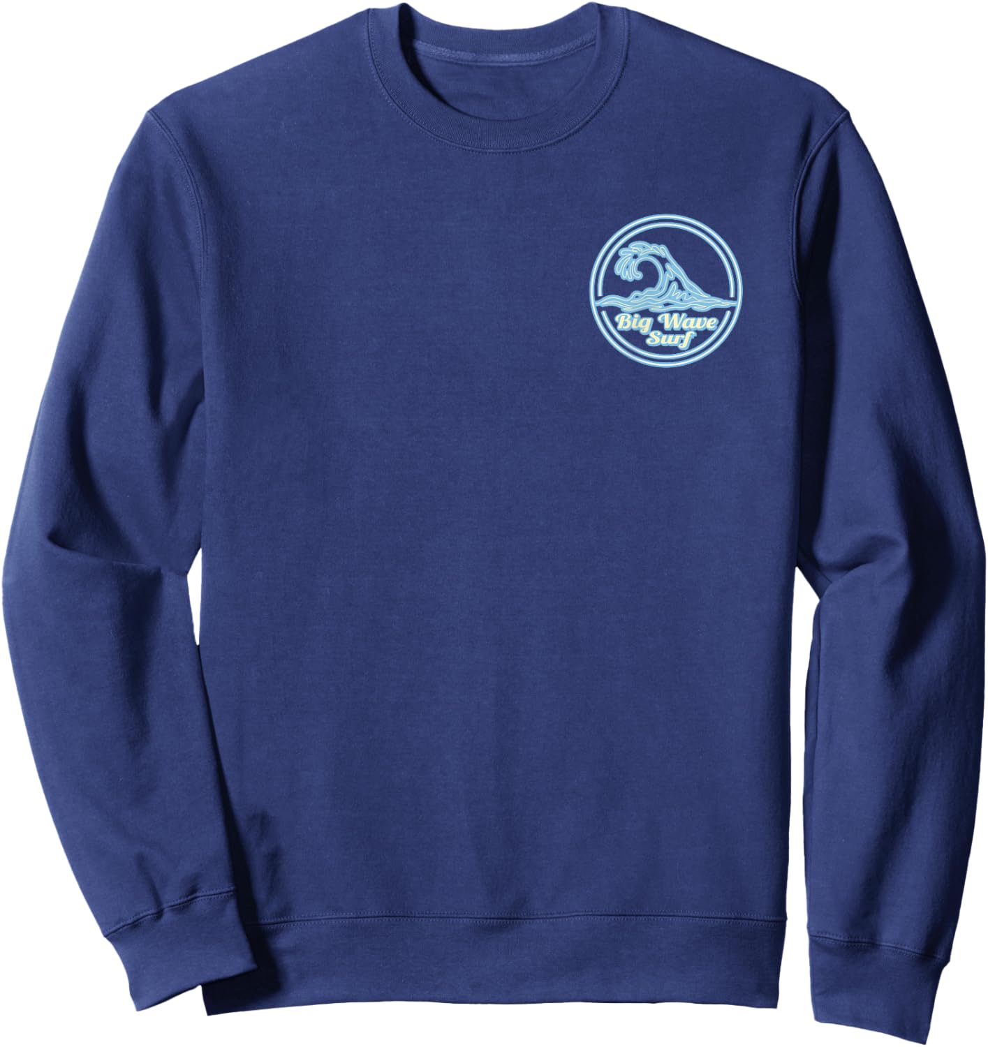 Teahupo'o, Tahi Teahupoo Big Wave Surf Club, surfing graphic Sweatshirt - Sweatshirt | Navy