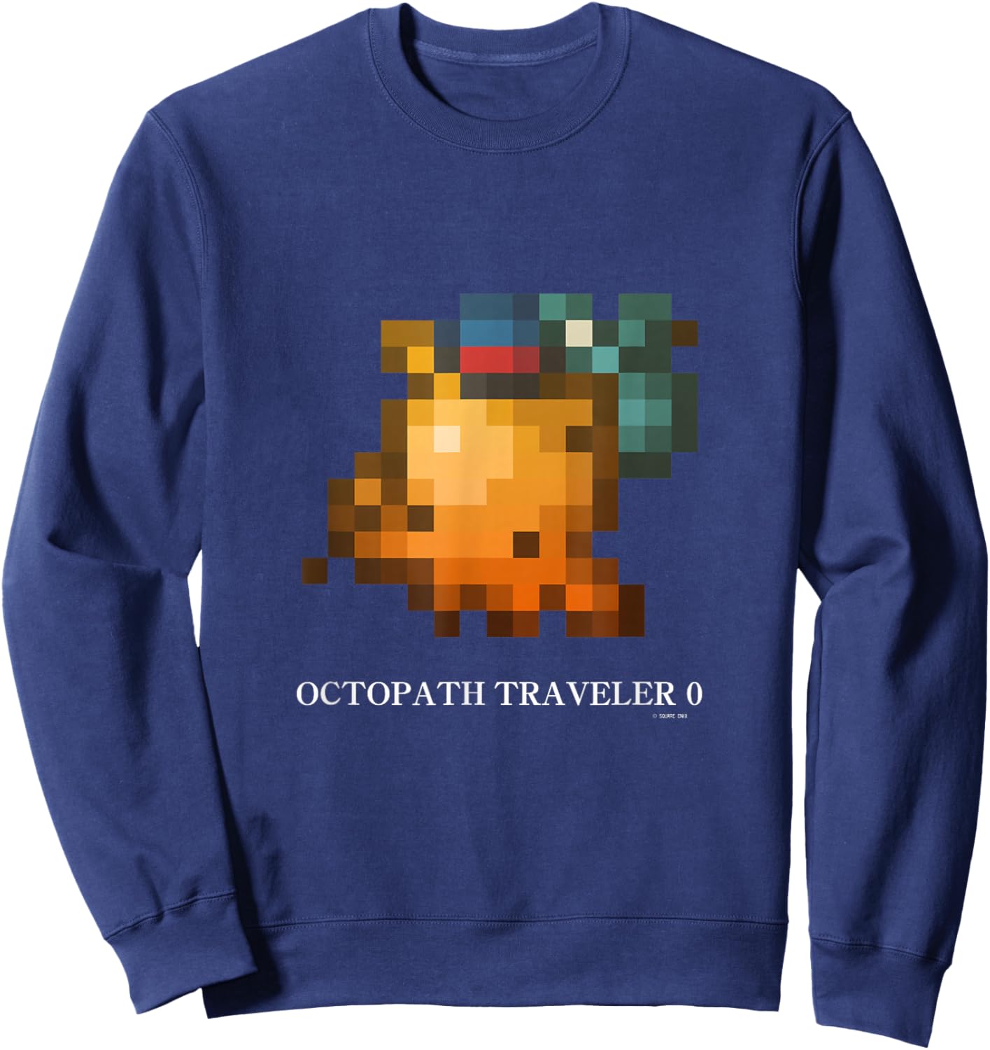 OCTOPATH Traveler 0 - Octopuff Pixel Sweatshirt - Sweatshirt | Navy