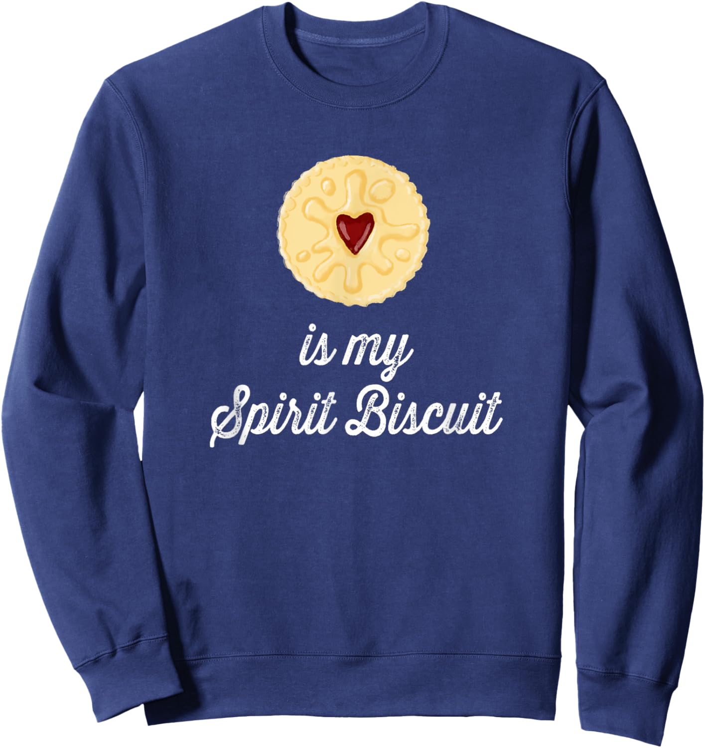 Jammie Dodger is my Spirit Biscuit Sweatshirt - Sweatshirt | Navy