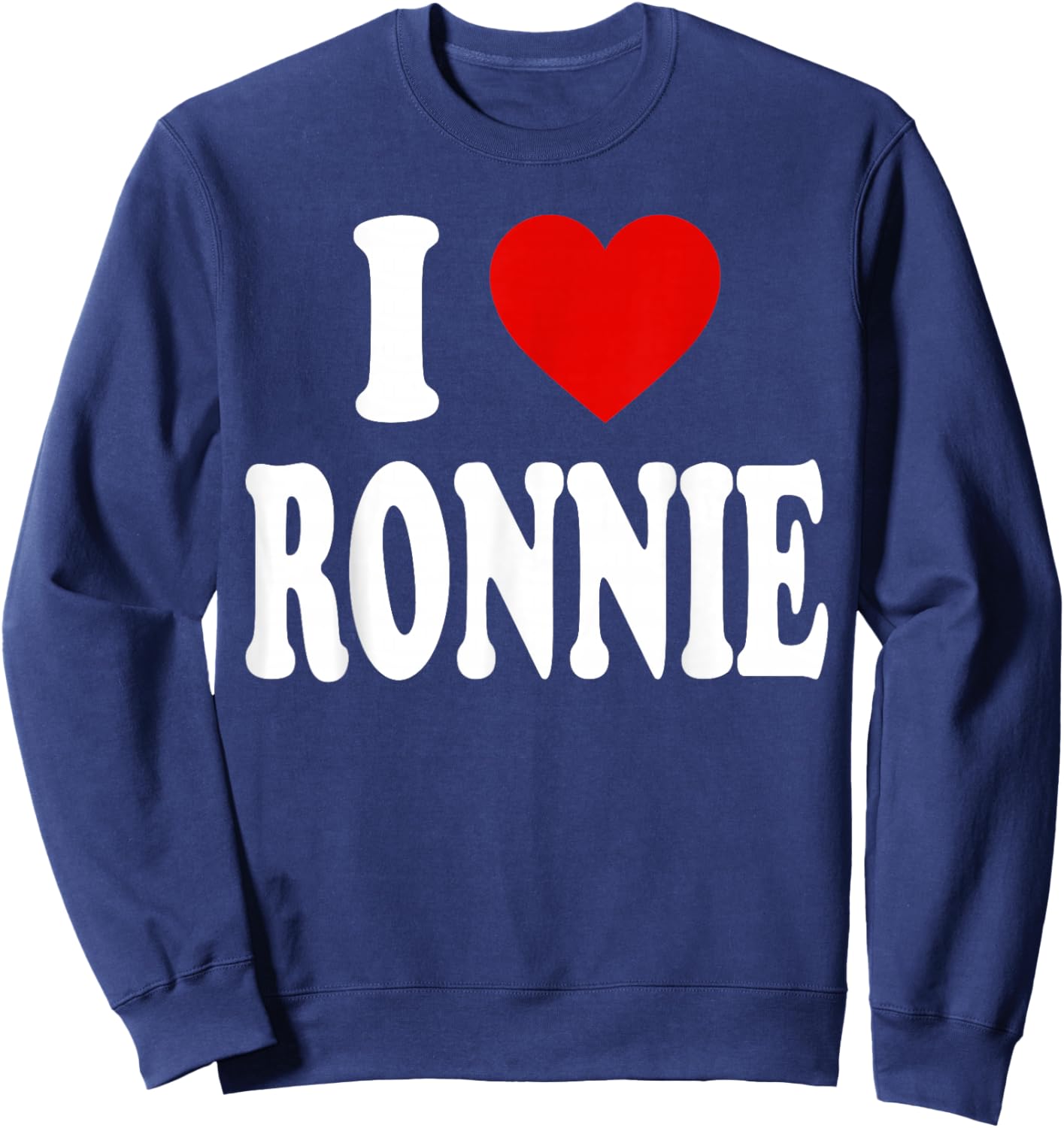 I Heart Love Ronnie Sweatshirt - Sweatshirt | Navy