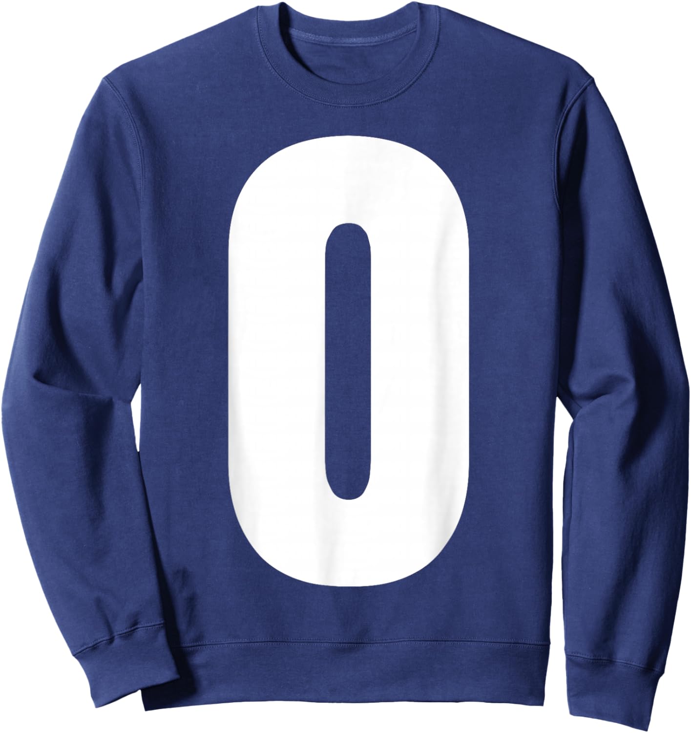 Letter O Capital Bold Alphabet Matching Monogram Sweatshirt - Sweatshirt | Navy