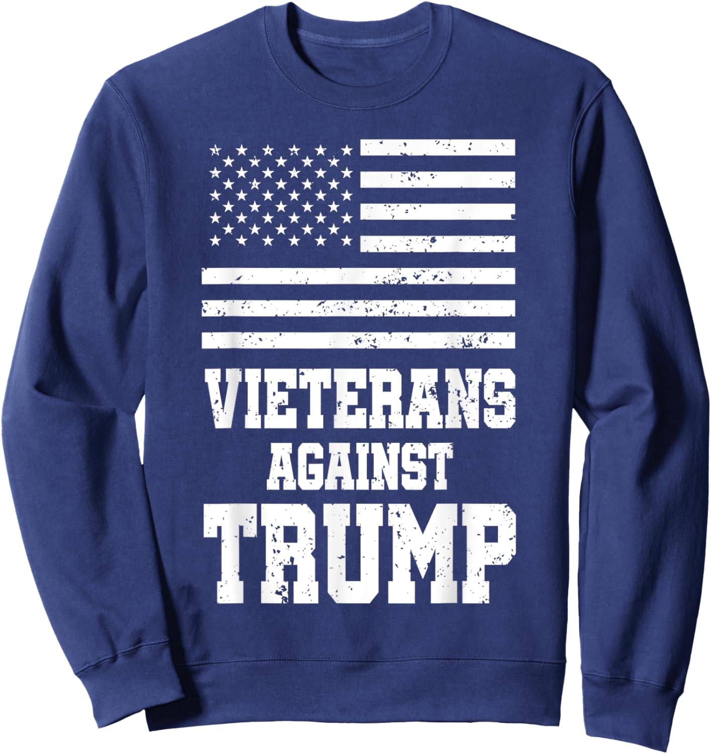 Veterans Against Trump Sweatshirt - Sweatshirt | Navy