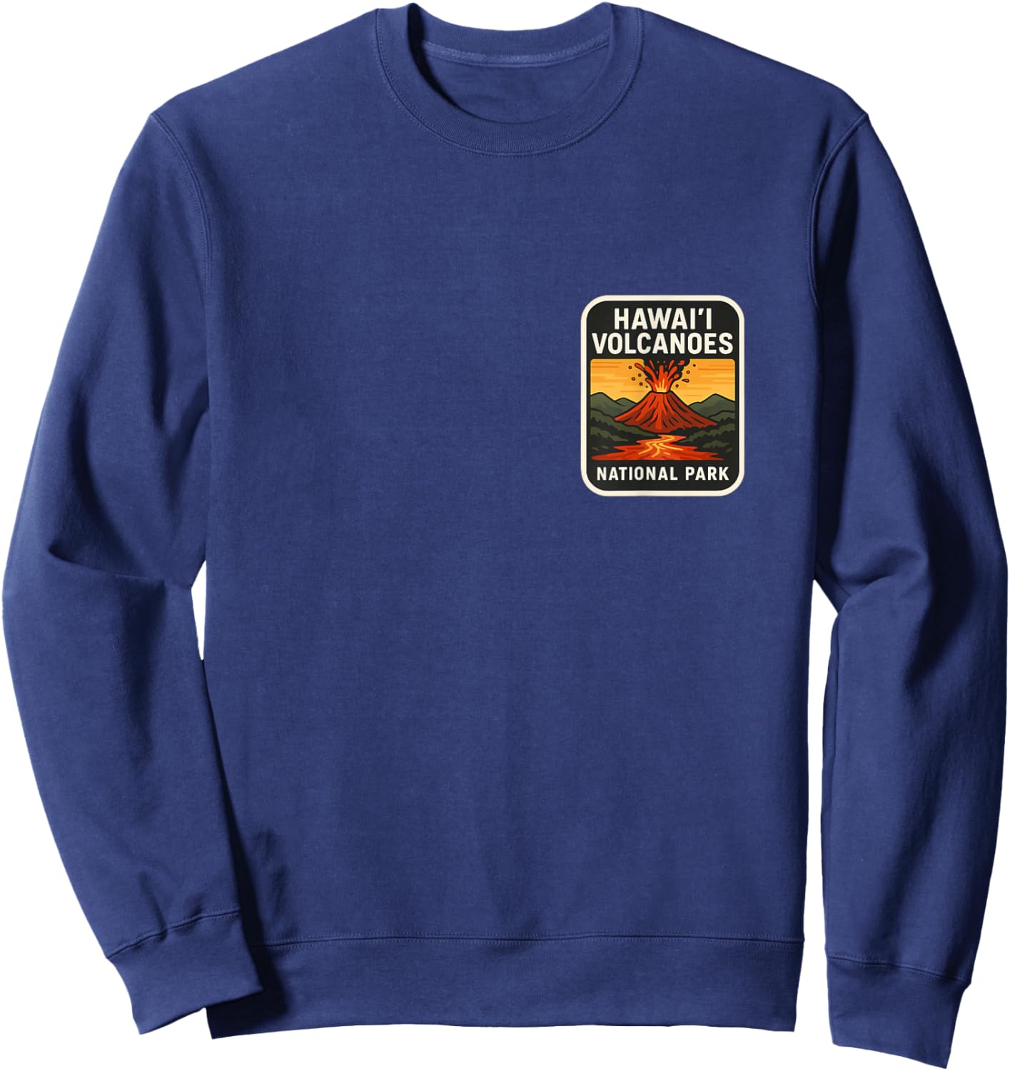 Hawai‘i Volcanoes National Park Souvenir Hawaii Memorabilia Sweatshirt - Sweatshirt | Navy