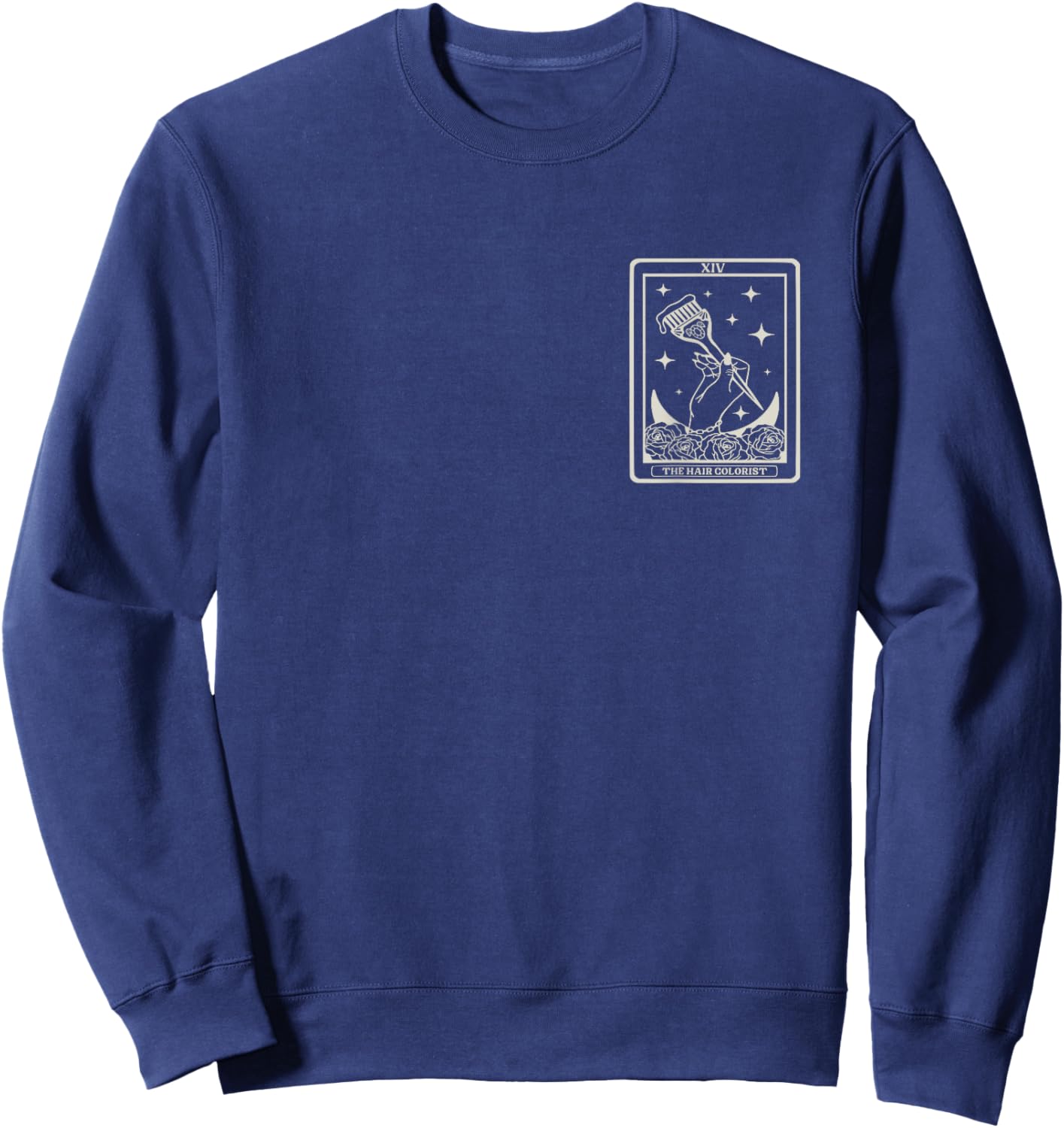 The Hair Colorist Tarot Card The Hair Colorist Sweatshirt - Sweatshirt | Navy