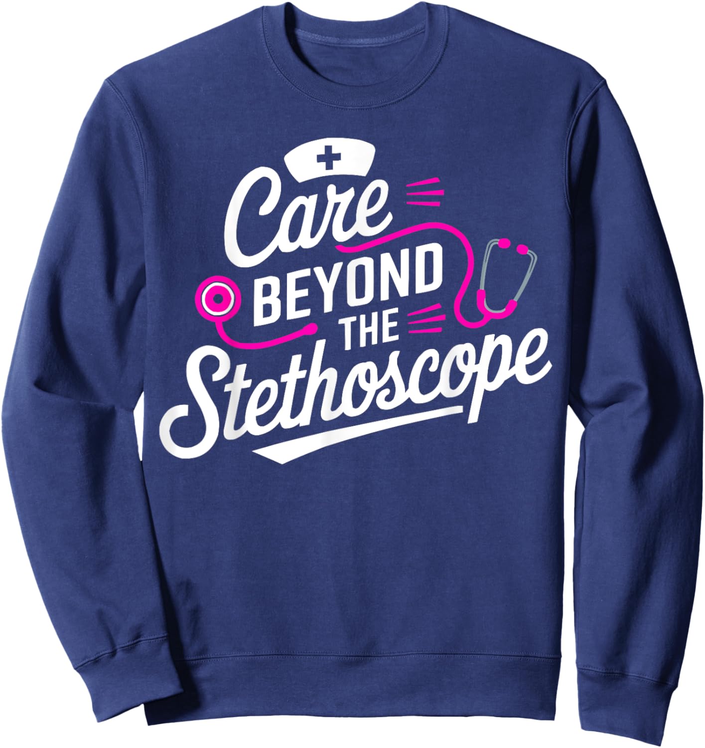 DSP Nurse RN Medicine Direct Support Professional Nursing Sweatshirt - Sweatshirt | Navy