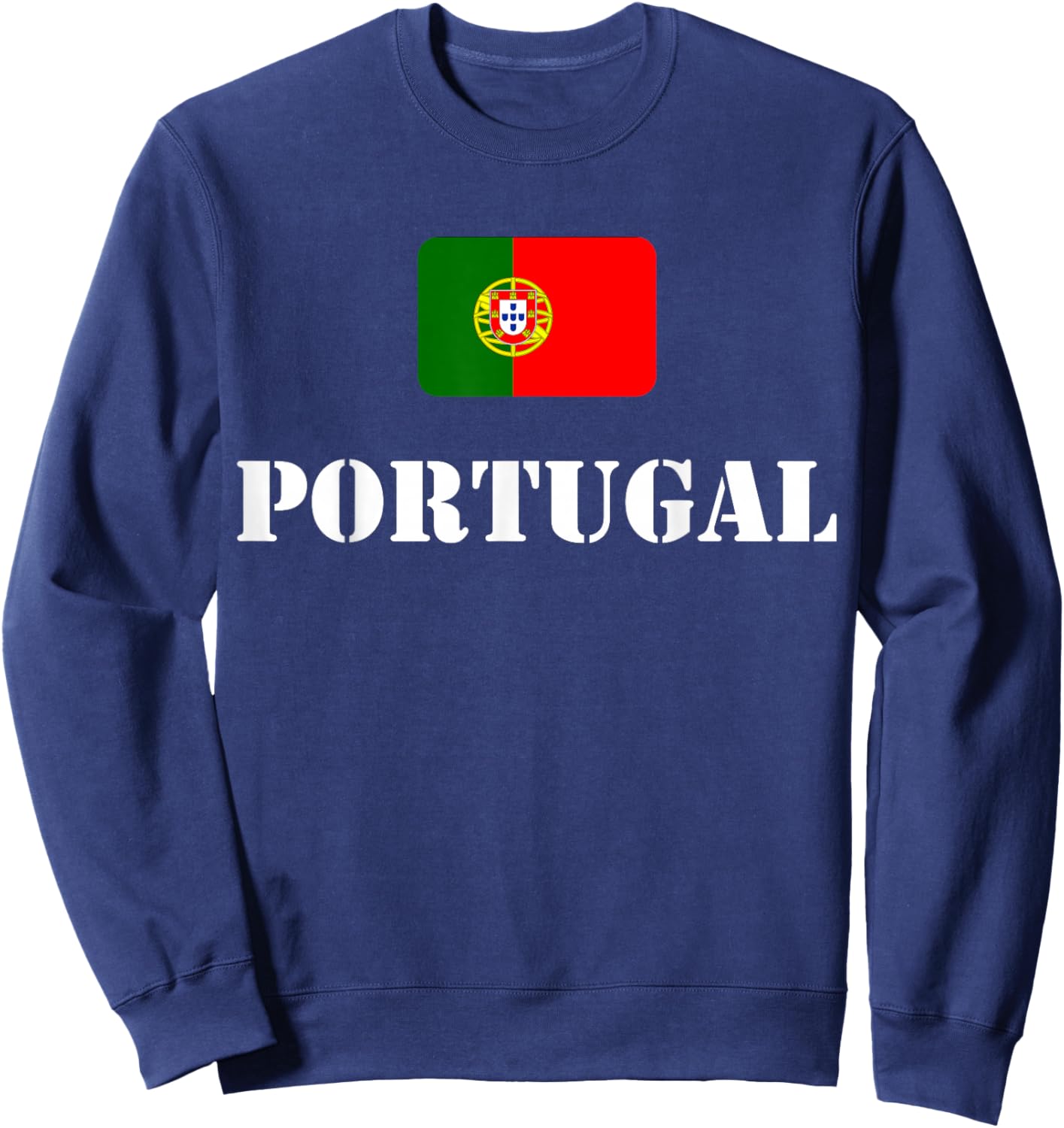 Portugal Flag, Portugal Travel, Portugal Vacation, Portugal Sweatshirt - Sweatshirt | Navy