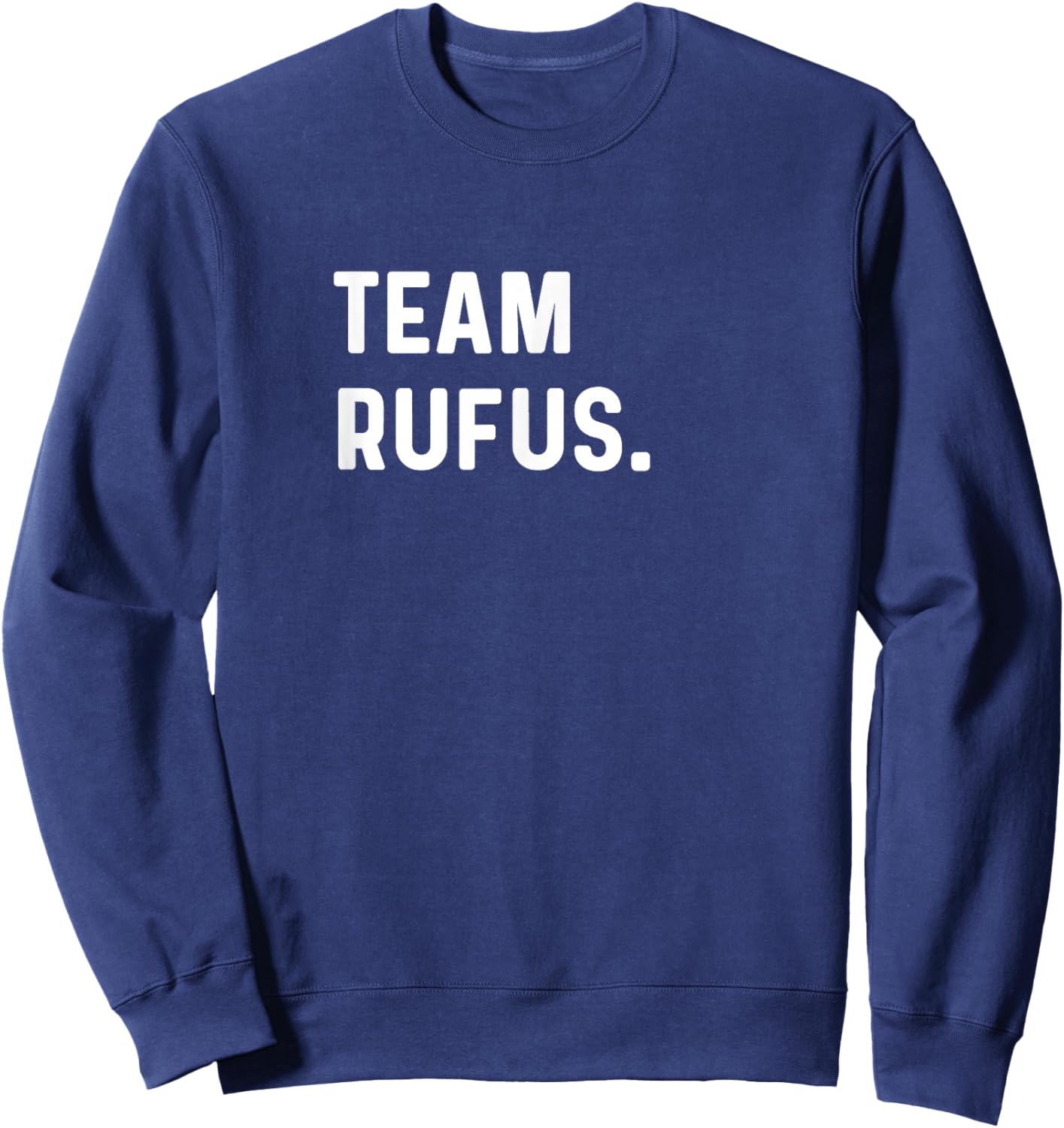 Team Rufus - Name Sweatshirt - Sweatshirt | Navy