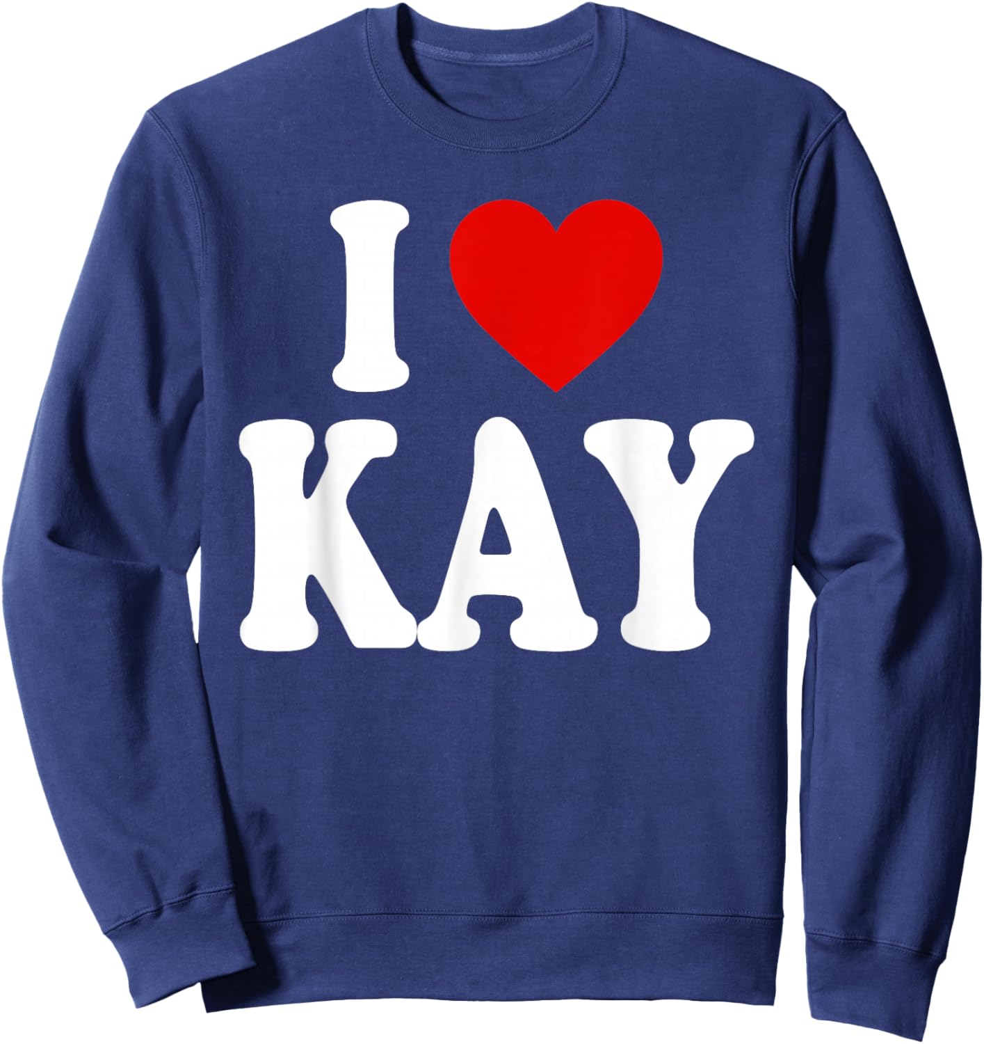 I Heart Love Kay Sweatshirt - Sweatshirt | Navy