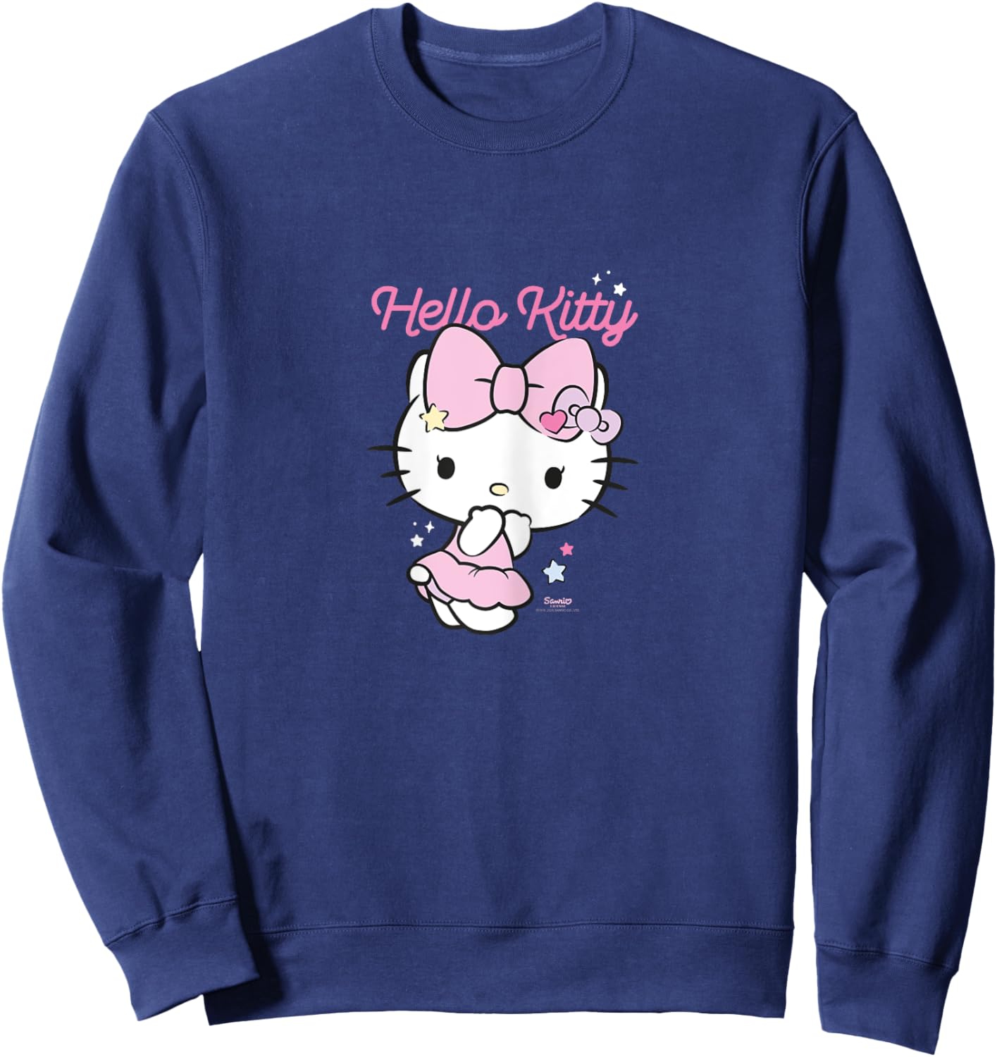 Hello Kitty Character Hoppla Design , black Sweatshirt - Sweatshirt | Navy