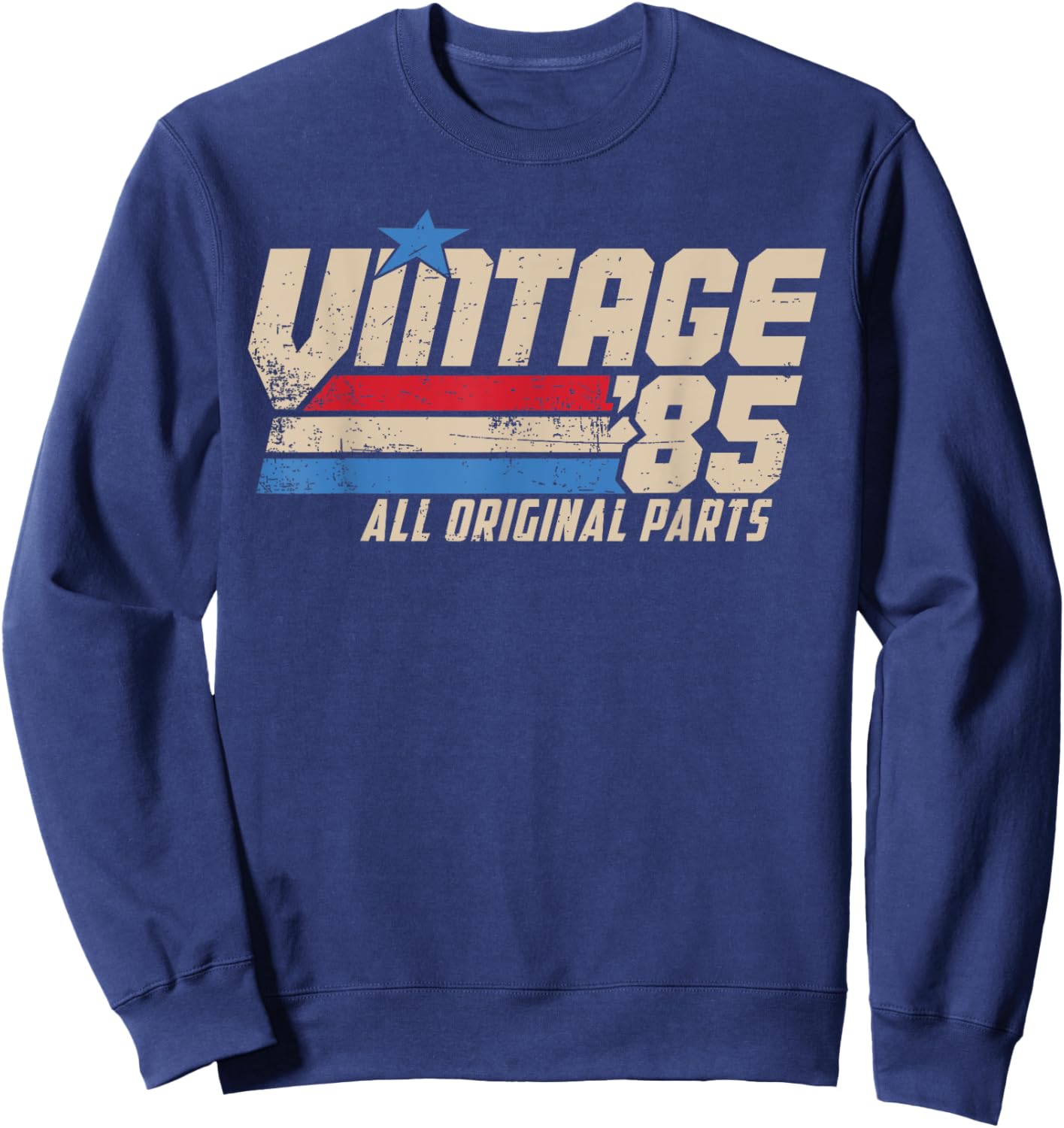 Vintage '85 Retro 40th Birthday Top 1985 Dad USA 40 Sweatshirt - Sweatshirt | Navy