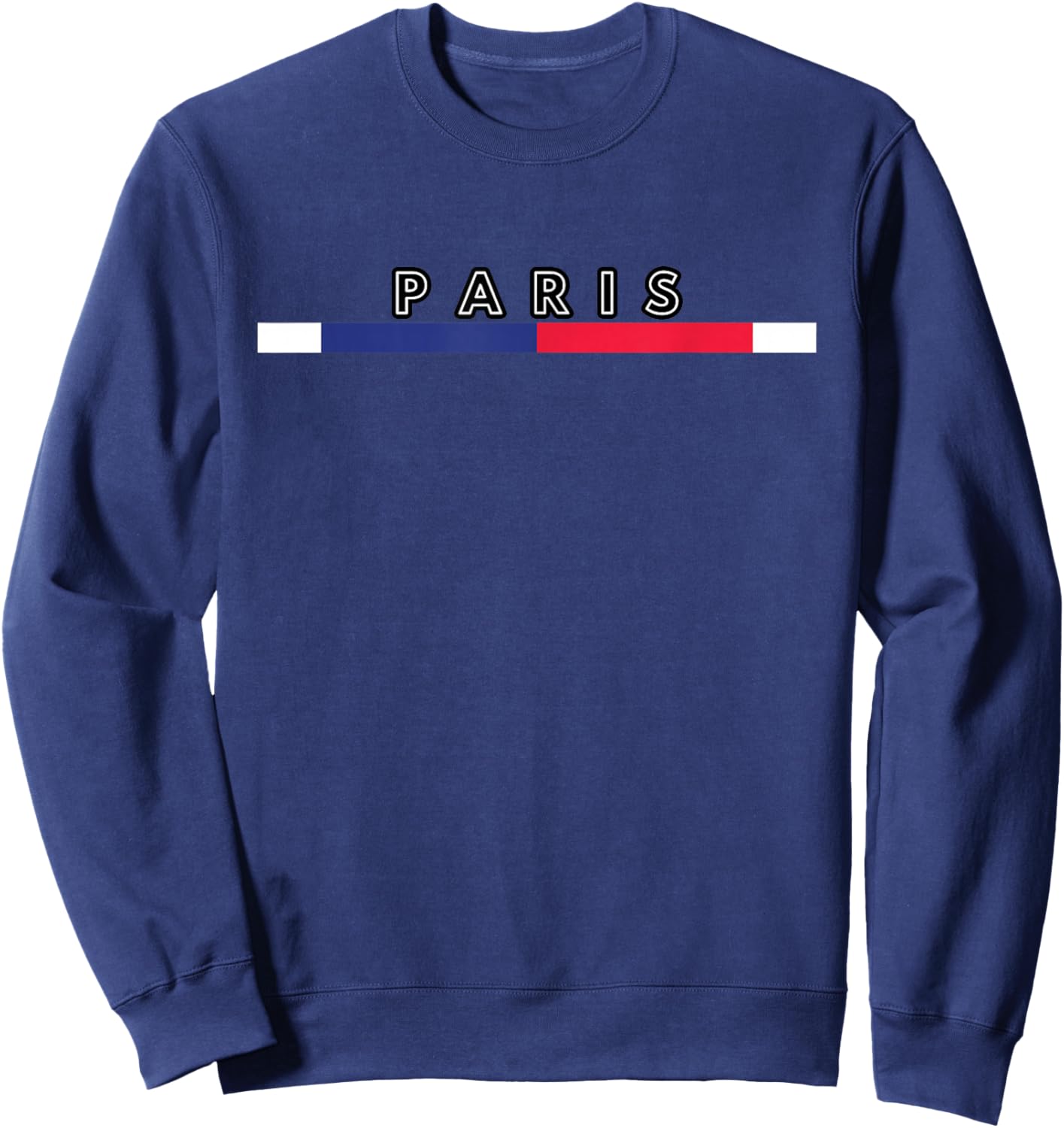 Paris France Flag Souvenirs Events Paris City of Love France Sweatshirt - Sweatshirt | Navy