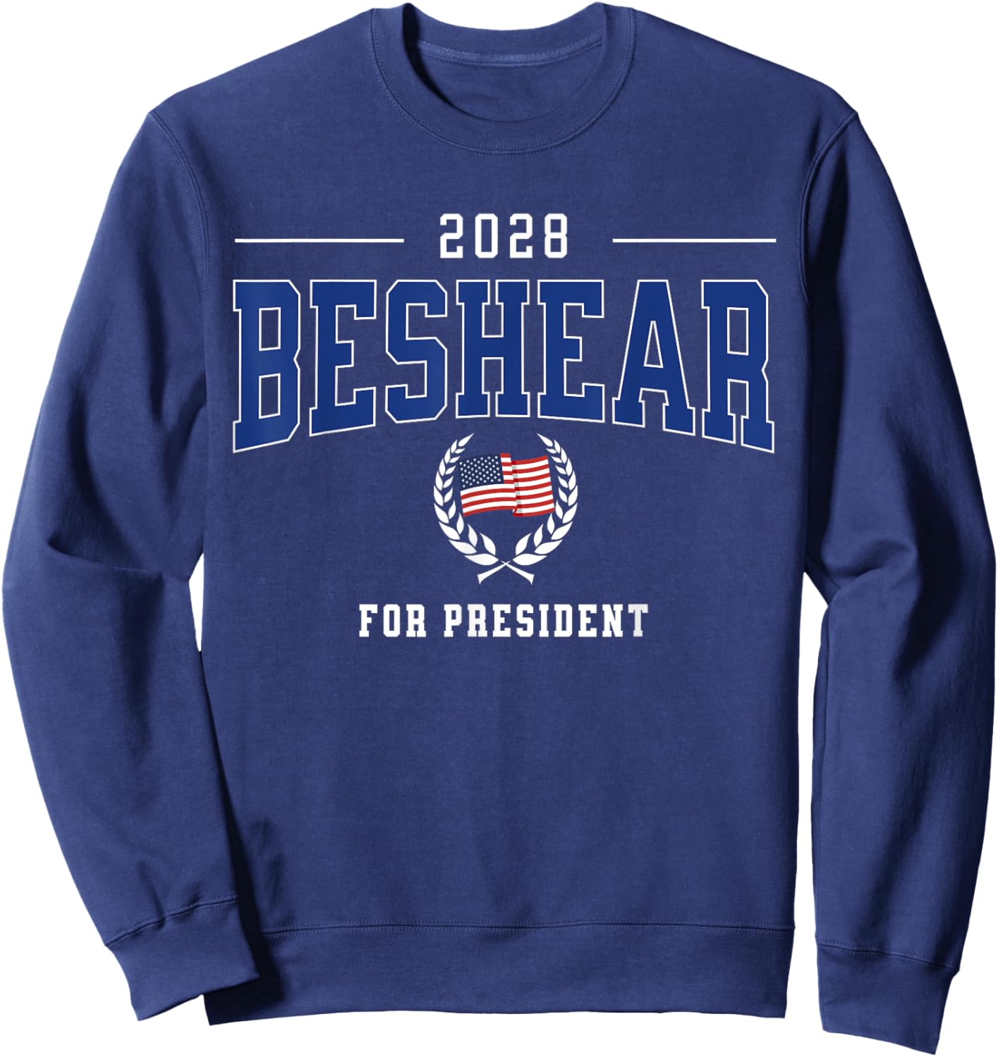 Andy Beshear 2028 for President Democrat Patriotic US Flag Sweatshirt - Sweatshirt | Navy