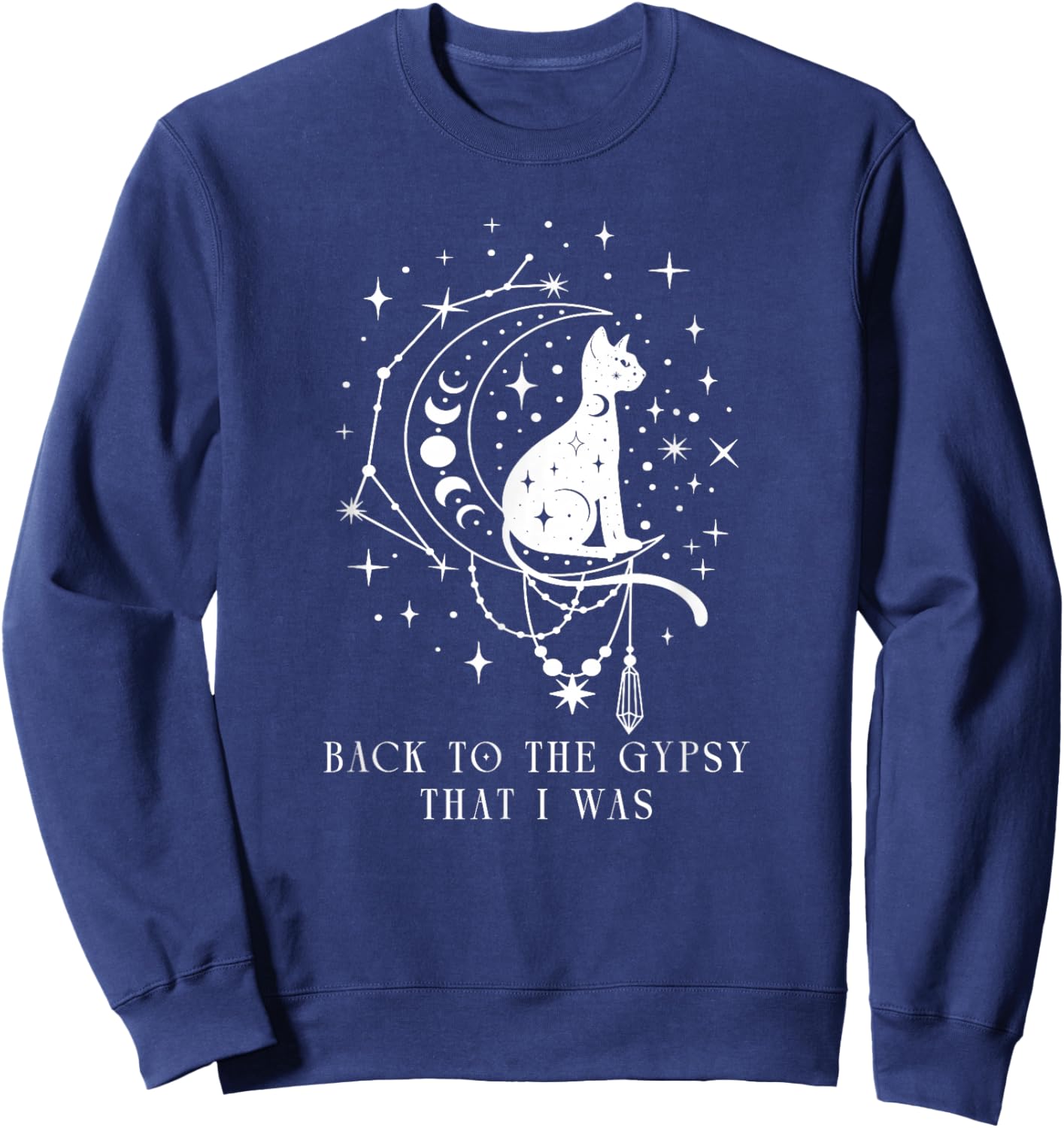 Back to The Gypsy That I was Sweatshirt - Sweatshirt | Navy