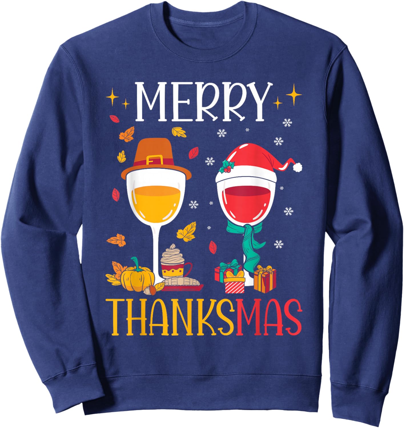 Funny Wine Sweatshirt - Sweatshirt | Navy