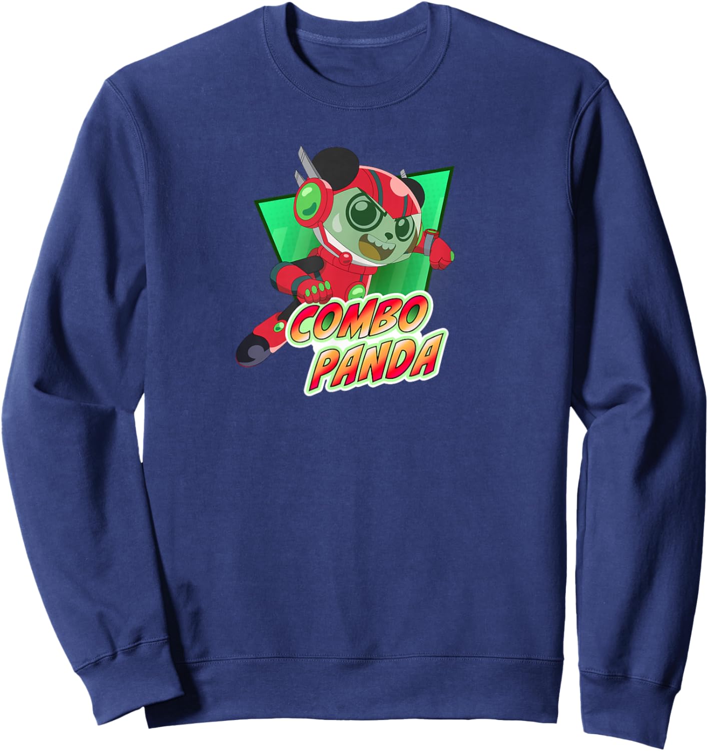Ryan's World the Movie Combo Panda Sweatshirt - Sweatshirt | Navy