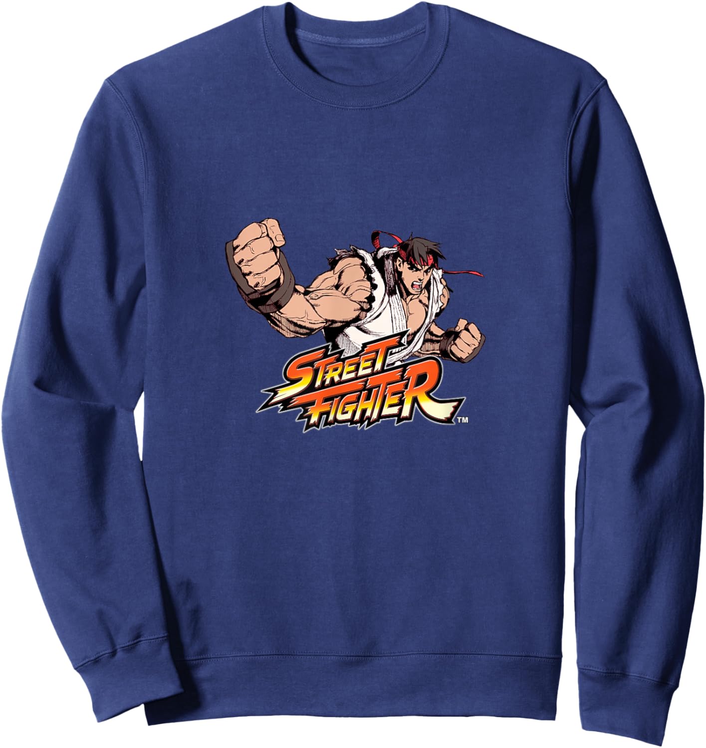 Graphic Classic Streetfighter RYU PAPL2650 Sweatshirt - Sweatshirt | Navy