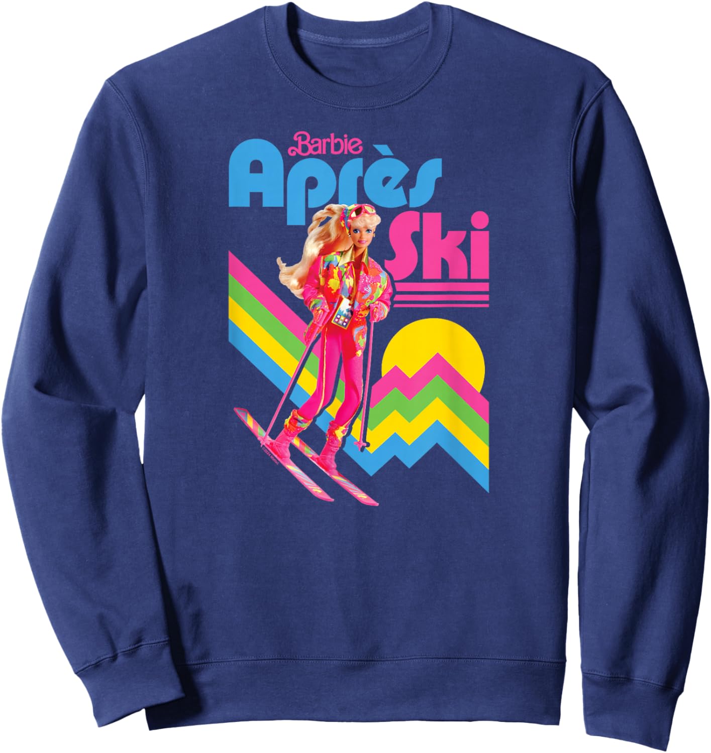 Barbie - Après Ski Retro Doll Sweatshirt - Sweatshirt | Navy