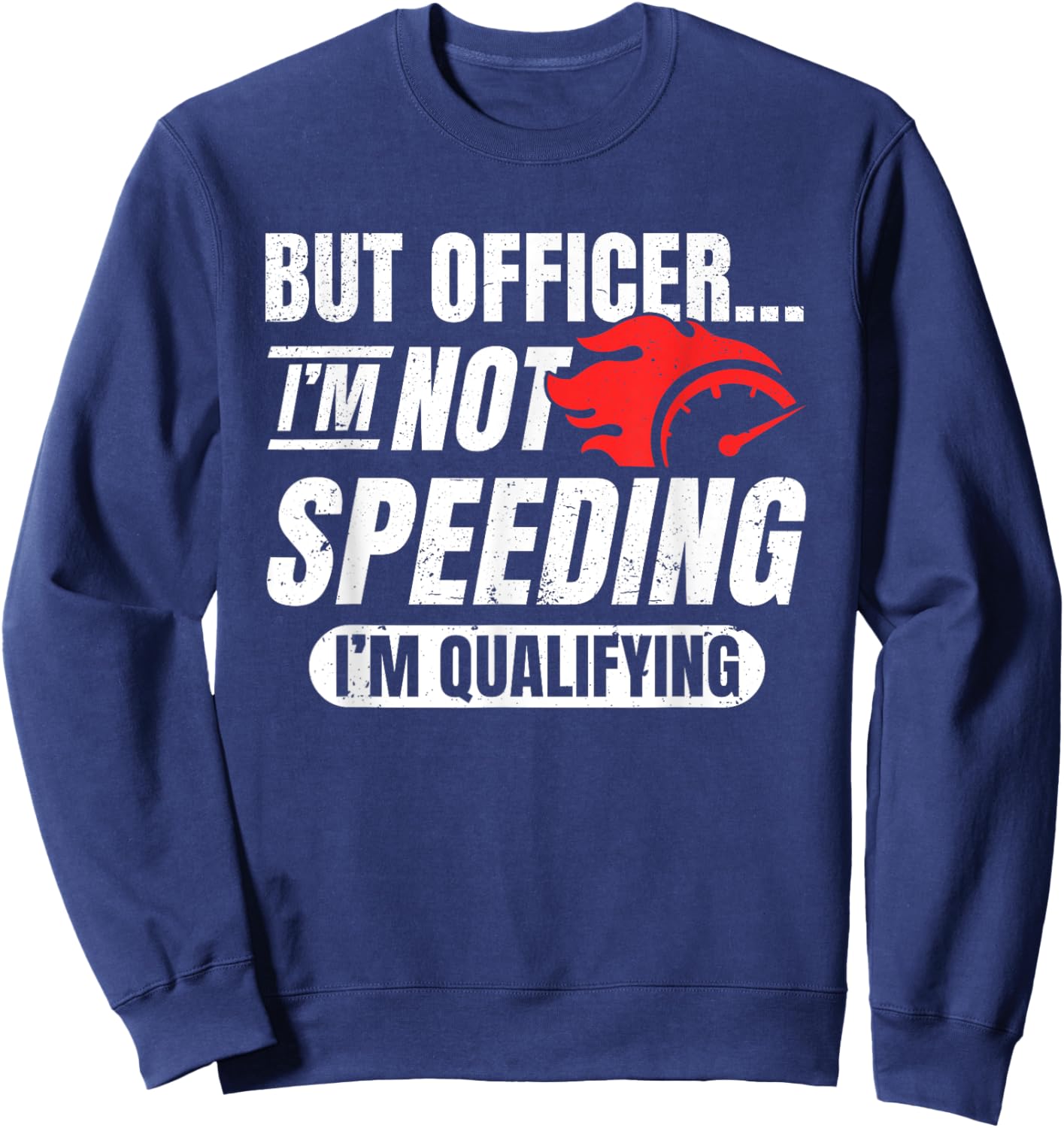 Car guy garage Funny car meme tuning Sweatshirt - Sweatshirt | Navy