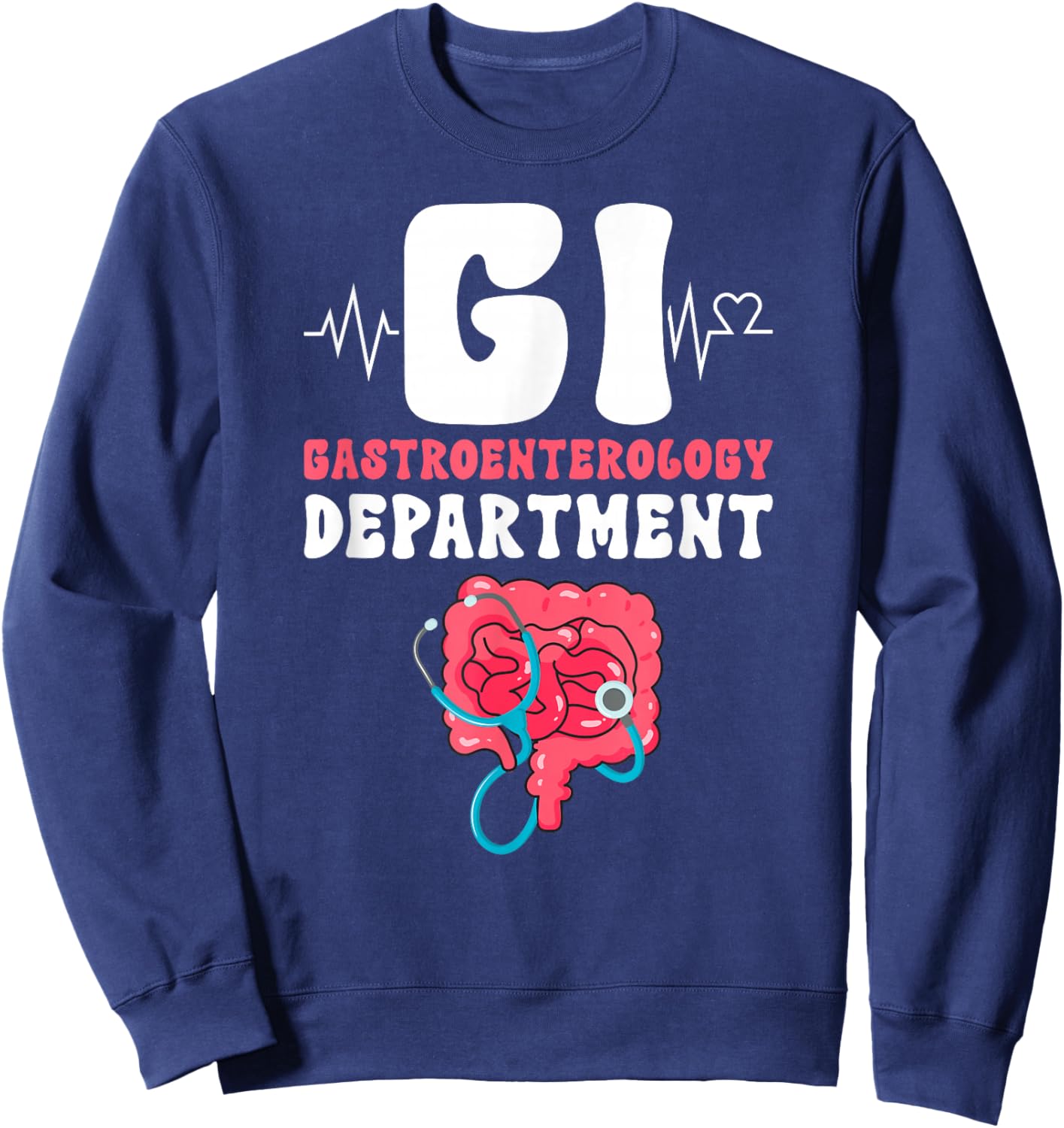 GI Gastroenterology Department GI Nurse Gastro Nurse Sweatshirt - Sweatshirt | Navy