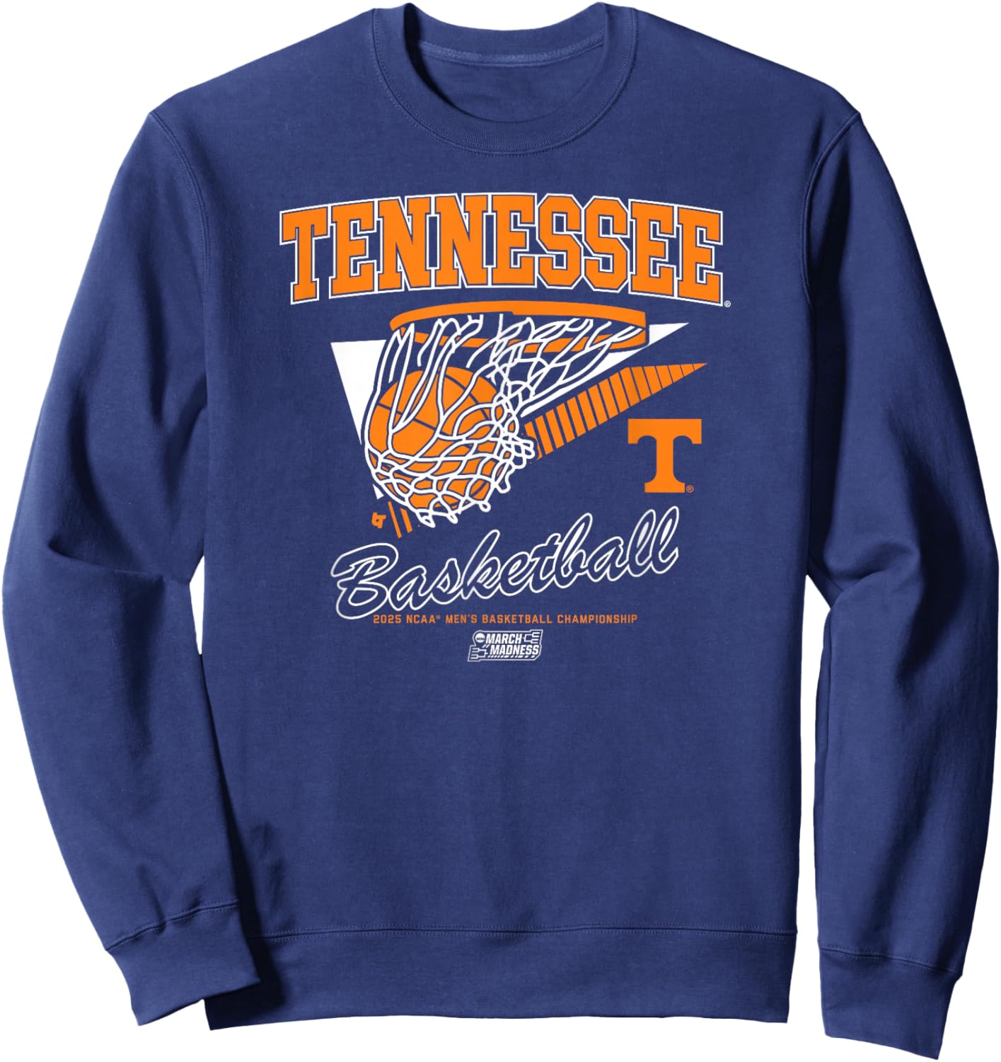 Tennessee Volunteers Basketball: 2025 March Madness NCAA Sweatshirt - Sweatshirt | Navy