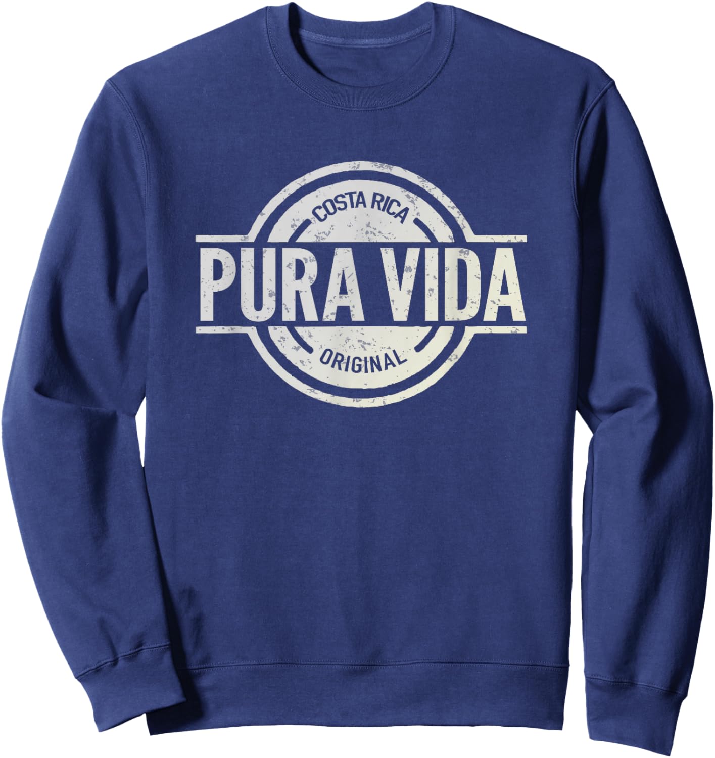 Pura Vida Costa Rica Official Pura Vida Costa Rica Sweatshirt - Sweatshirt | Navy
