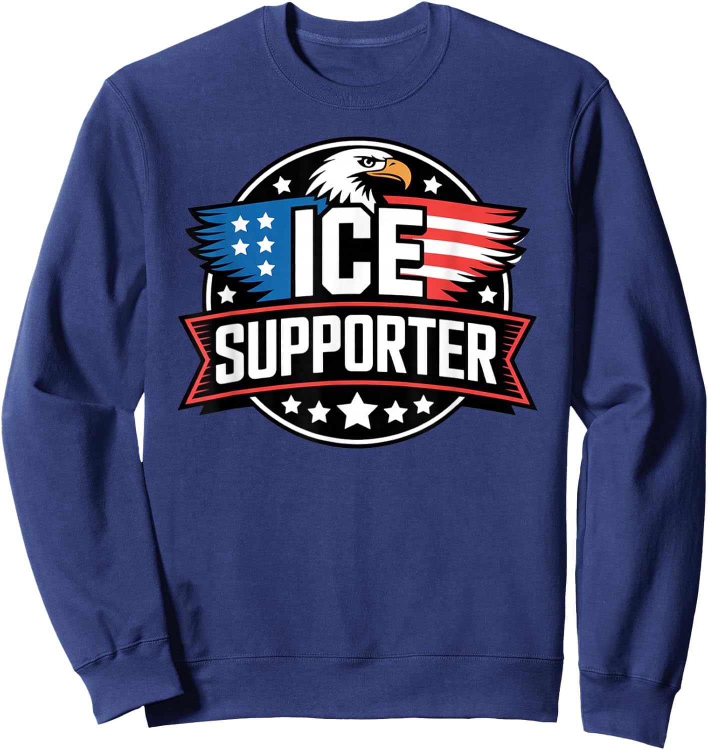 Ice Supporter Ice Sweatshirt - Sweatshirt | Navy