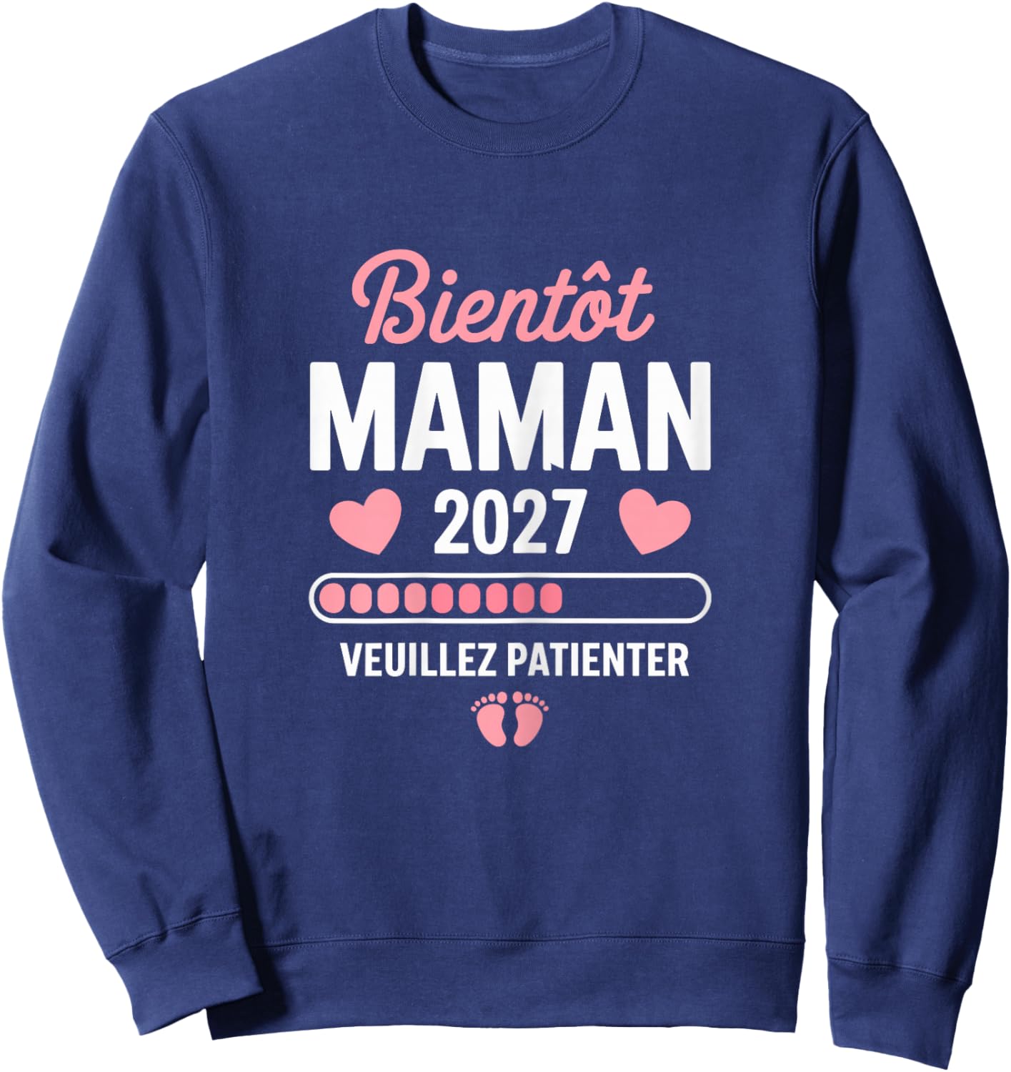 Femme Future Maman 2027 Bientot Maman 2027 Sweatshirt - Sweatshirt | Navy