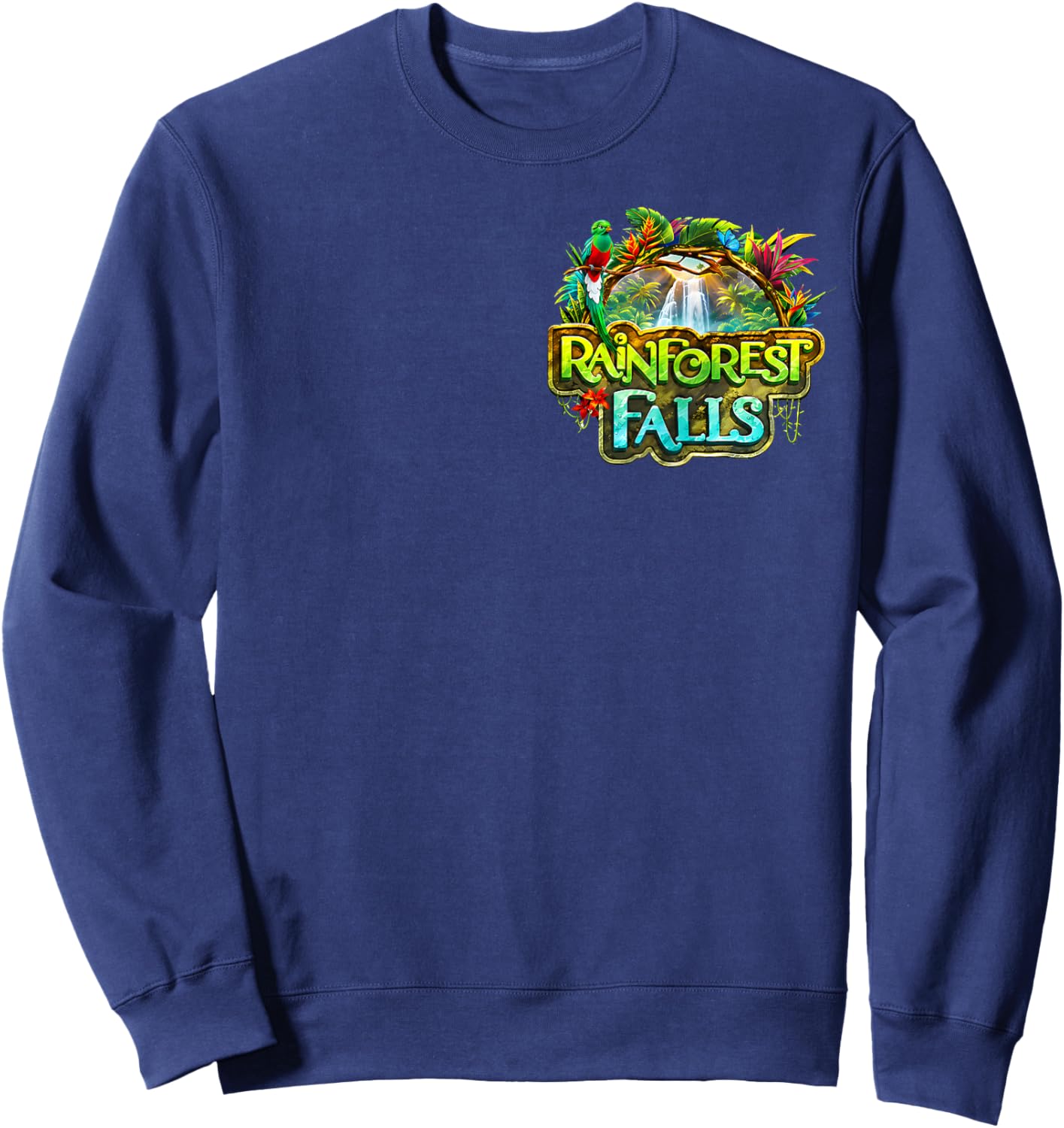 Rainforest Falls VBS 2026 Exploring The Nature of God 2 Side Sweatshirt - Sweatshirt | Navy