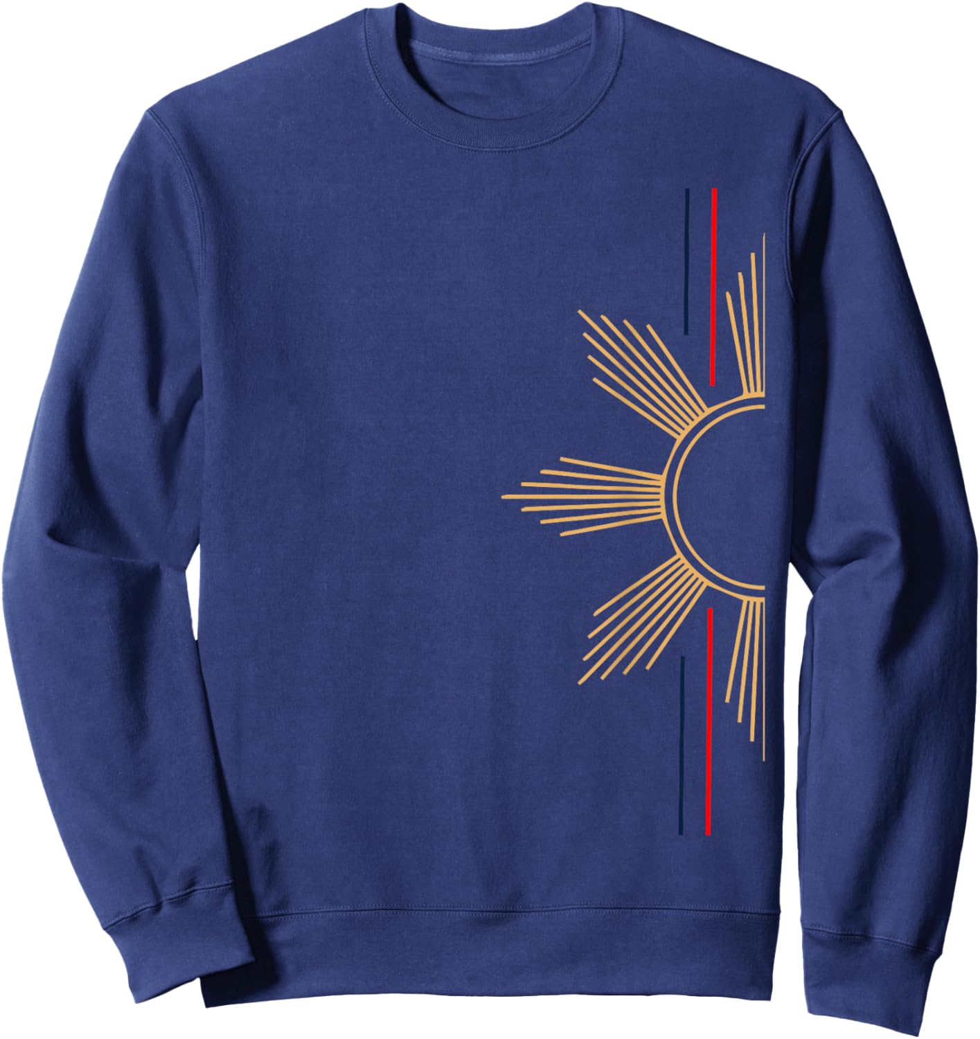 Philippine Sun Minimalist Sweatshirt - Sweatshirt | Navy