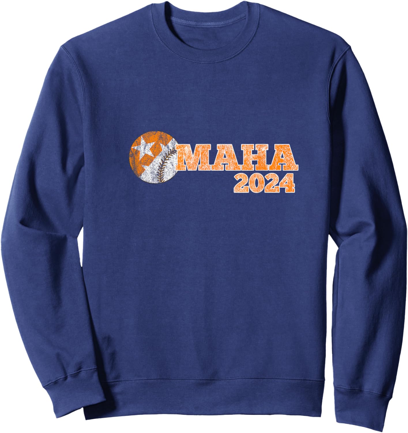 Fan of Tennessee In Baseball Going To Omaha Sweatshirt - Sweatshirt | Navy