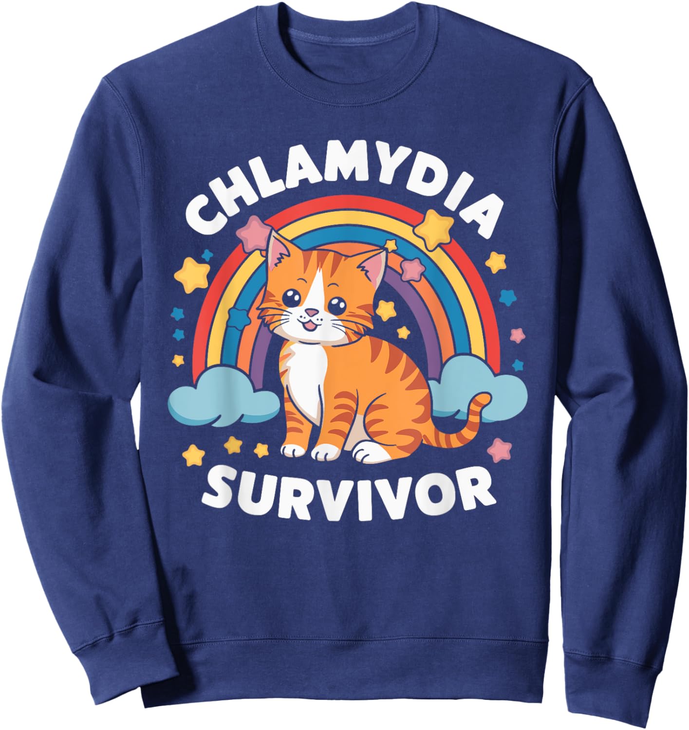 Chlamydia Survivor Sweatshirt - Sweatshirt | Navy