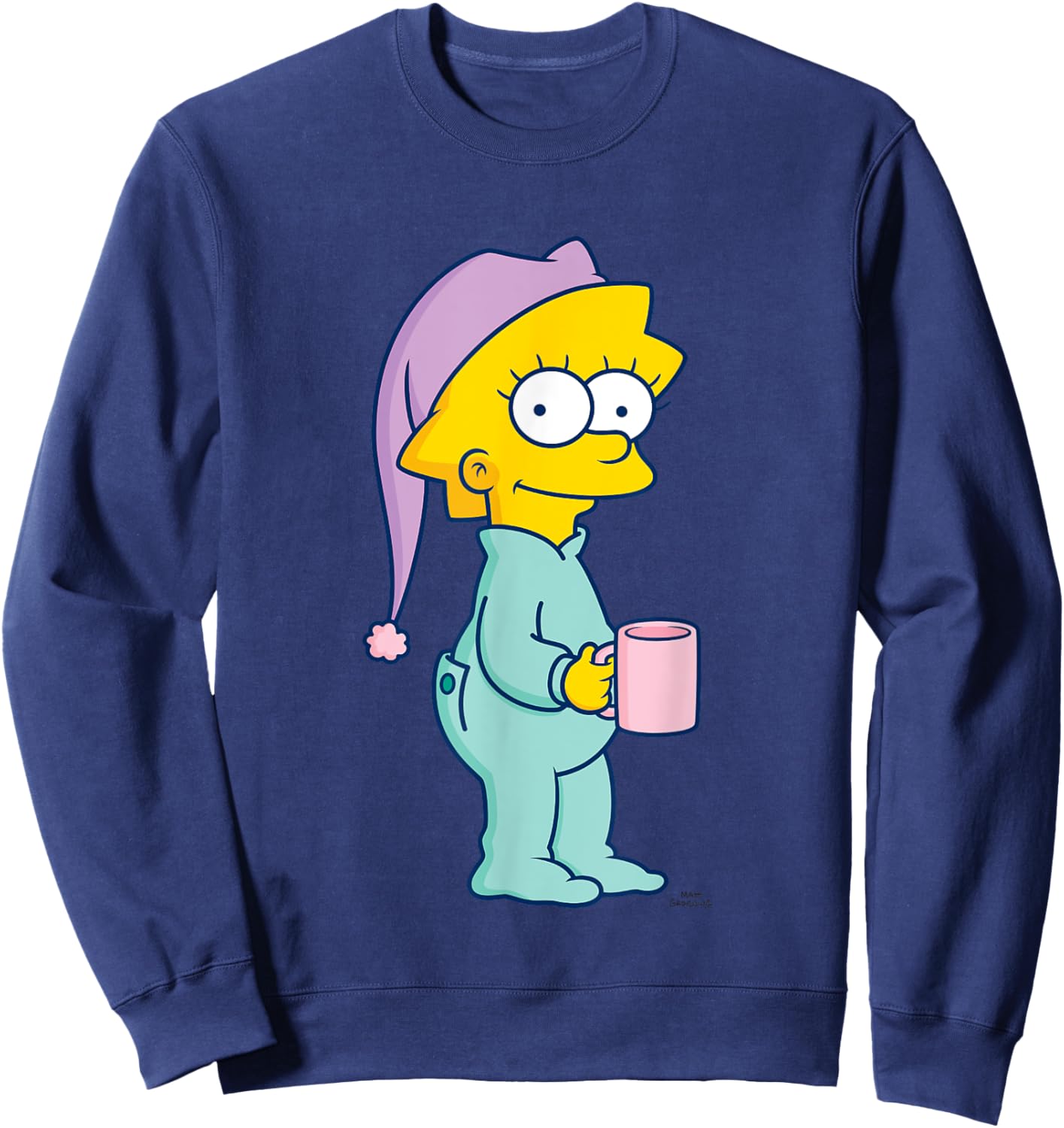 The Simpsons Baby Lisa Ready For Bed Sweatshirt - Sweatshirt | Navy