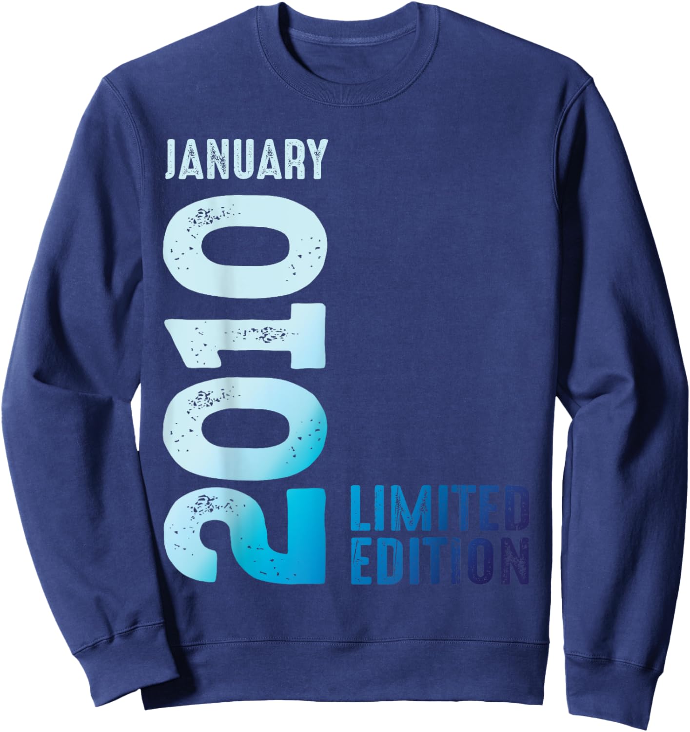 Limited Edition 2010 January 2010 Sweatshirt - Sweatshirt | Navy