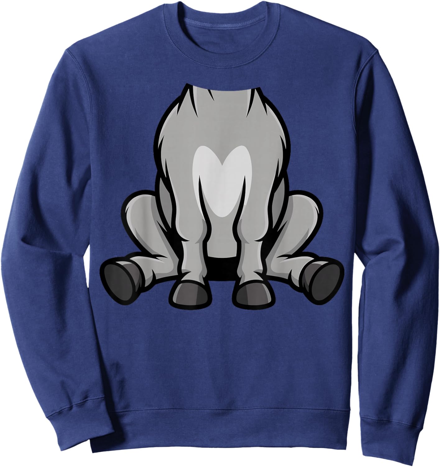 Esel Kostüm Tierkostüm Faschingskostüm Karneval Fasching Sweatshirt - Sweatshirt | Navy